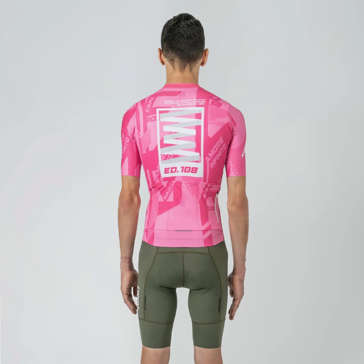 TRICOTA CICLISMO SUAREZ EDICIÓN GIRO: MAGLIA ROSA - 3