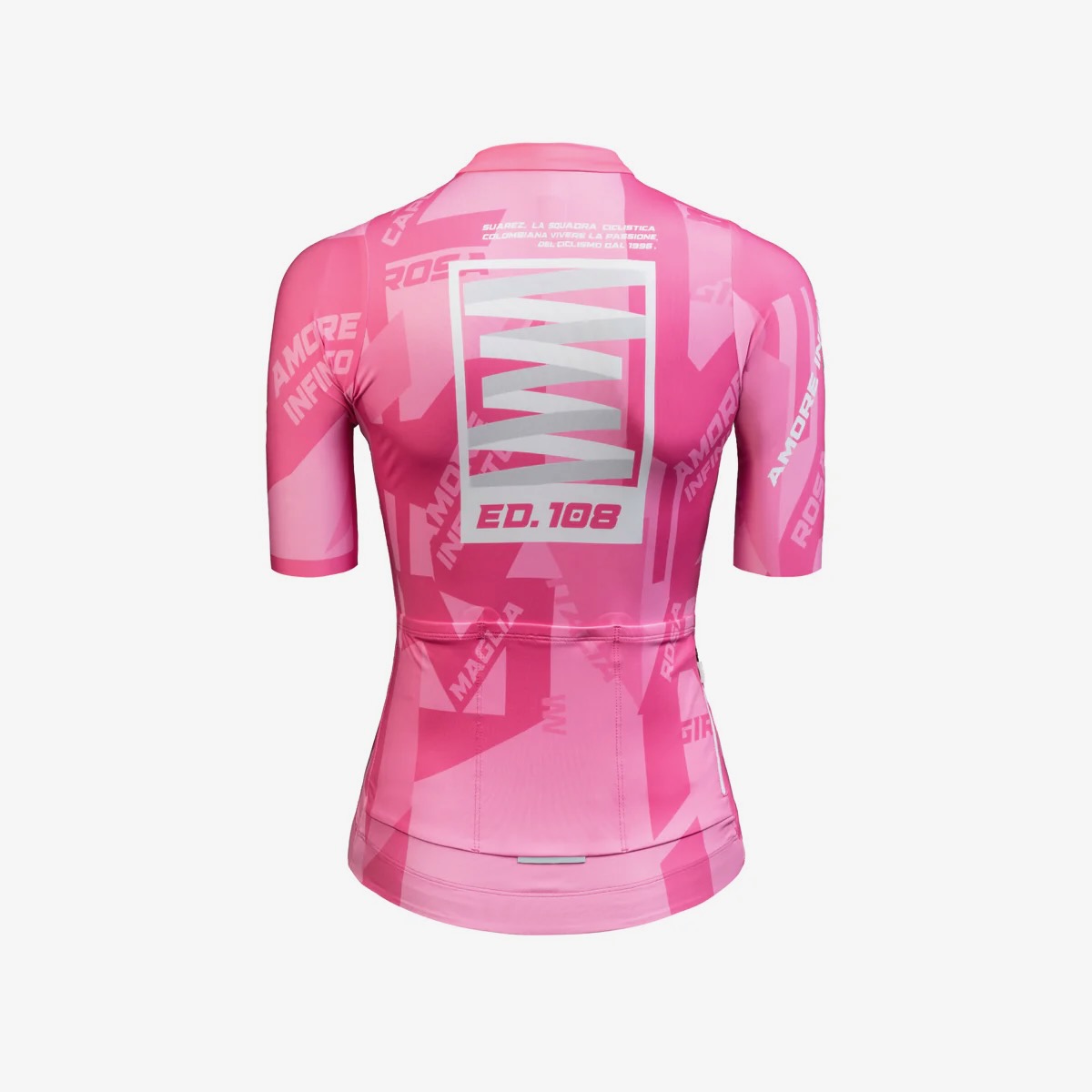 TRICOTA MUJER CICLISMO SUAREZ EDICIÓN GIRO: MAGLIA ROSA W - 2