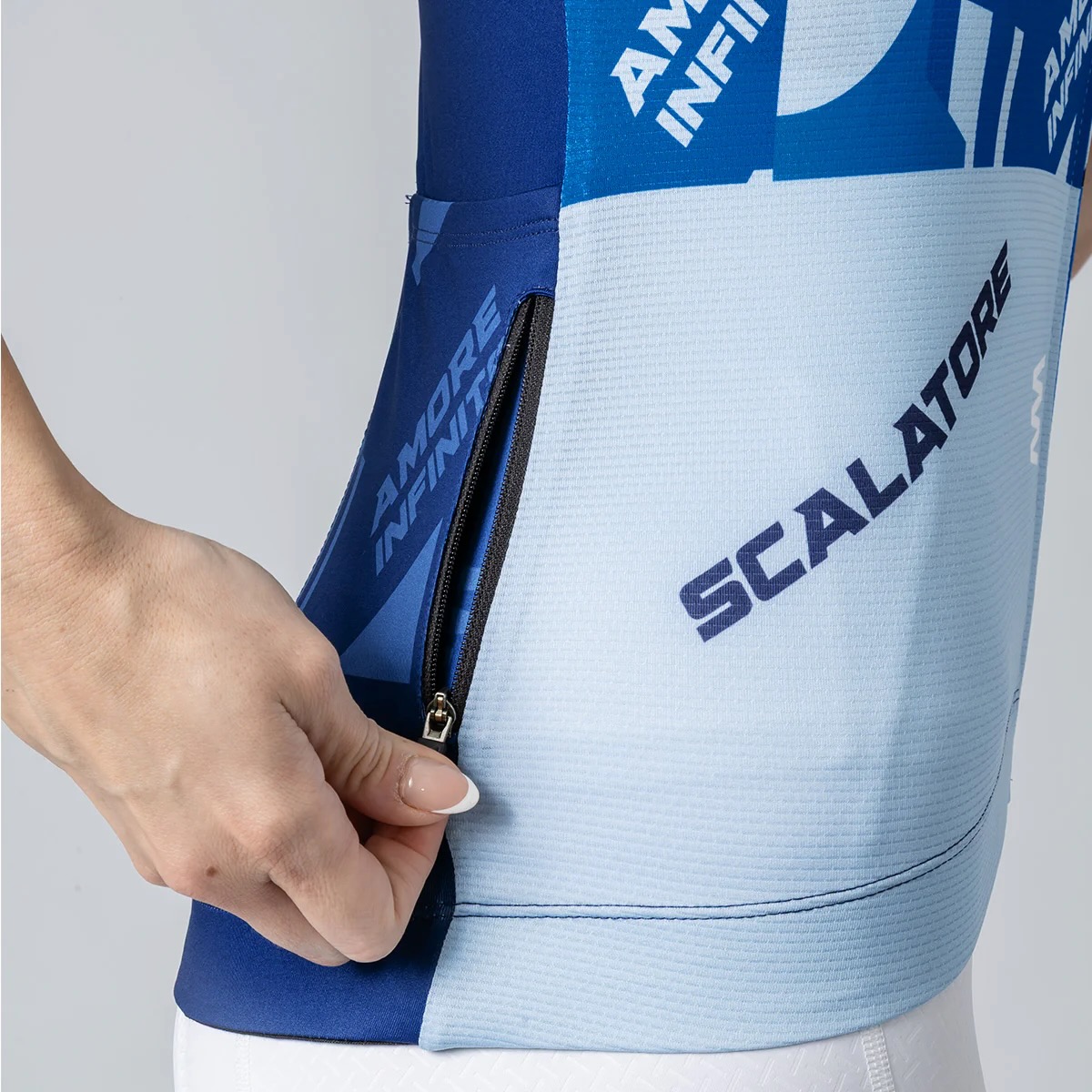 TRICOTA MUJER CICLISMO SUAREZ EDICIÓN GIRO: MAGLIA AZZURRA W - 7