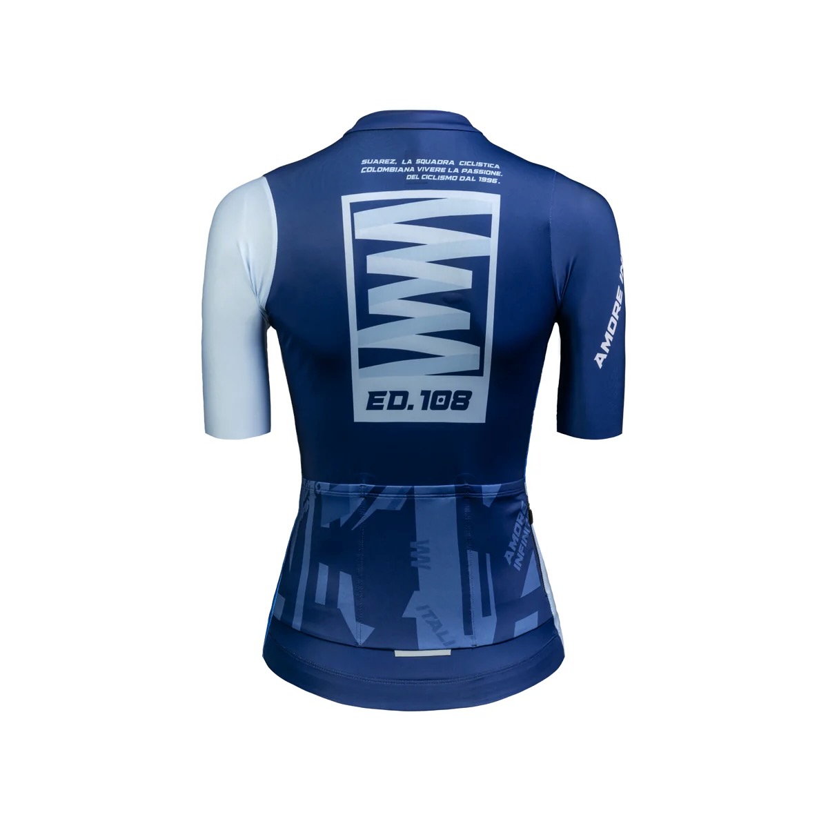 TRICOTA MUJER CICLISMO SUAREZ EDICIÓN GIRO: MAGLIA AZZURRA W - 10