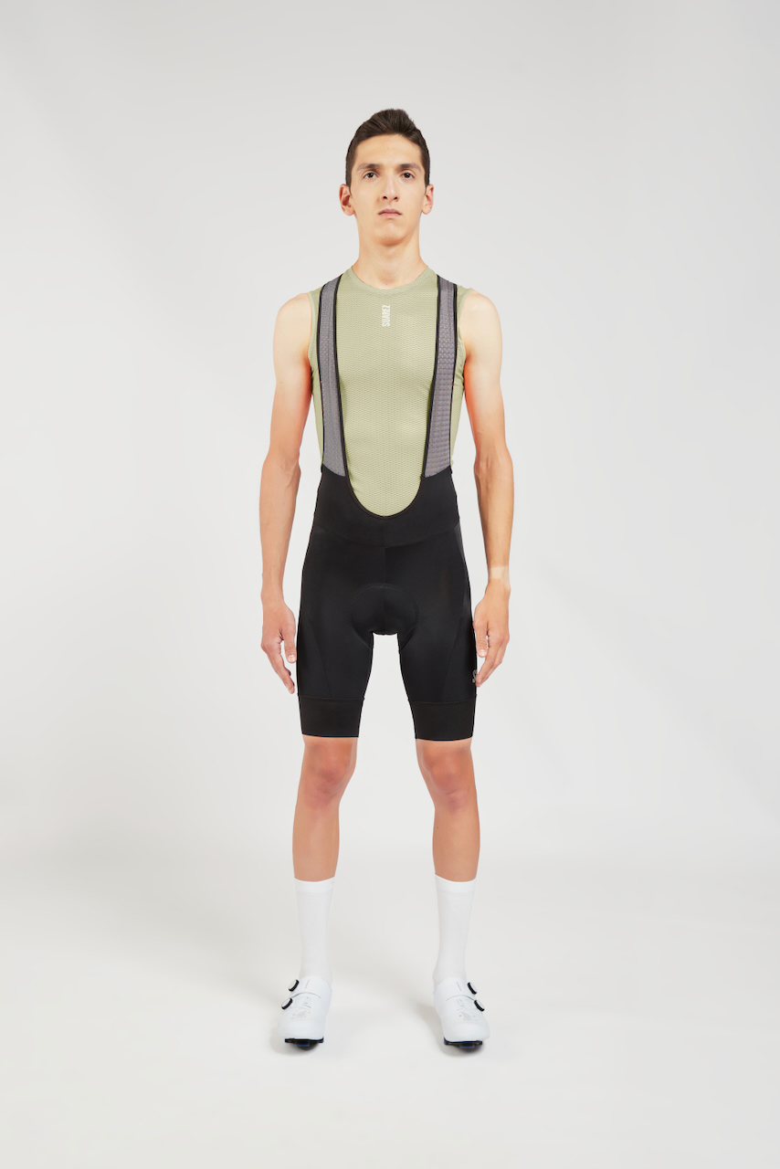 CALZA SHORT DE CICLISMO ACOLCHADO CON TIRANTES ATOM 2.4 - 1