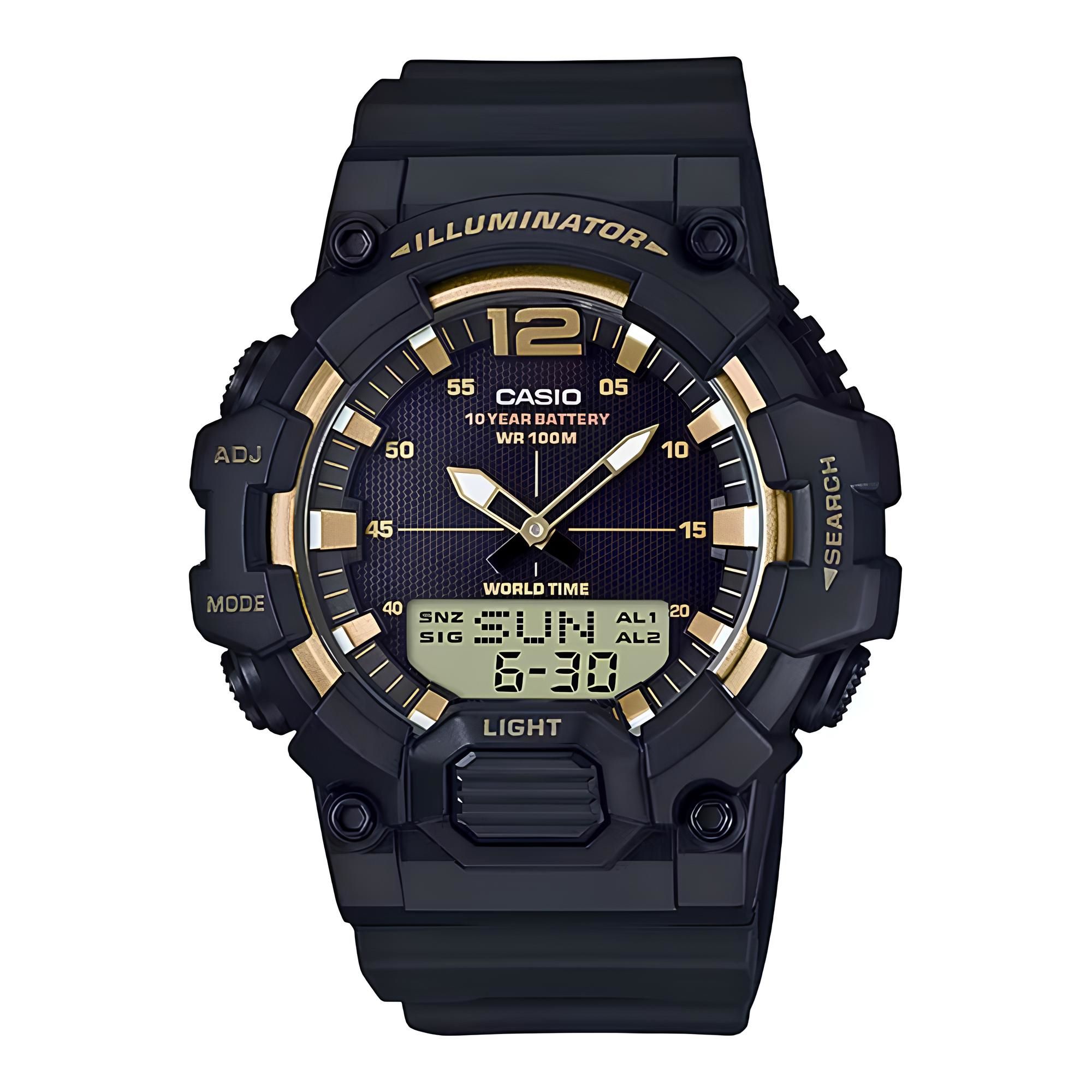 RELOJ HDC-700-9AV HOMBRE ANALOGO DIGITAL RESINA - 1