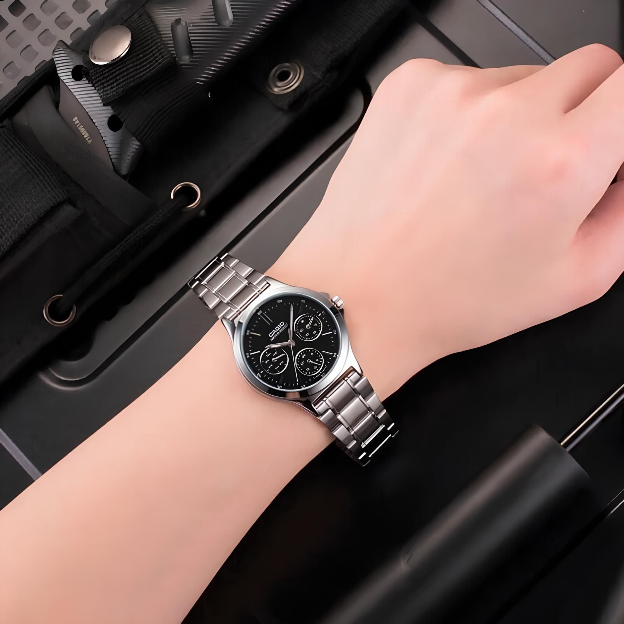 RELOJ LTP-V300D-1A MUJER ANALOGO METAL - 3
