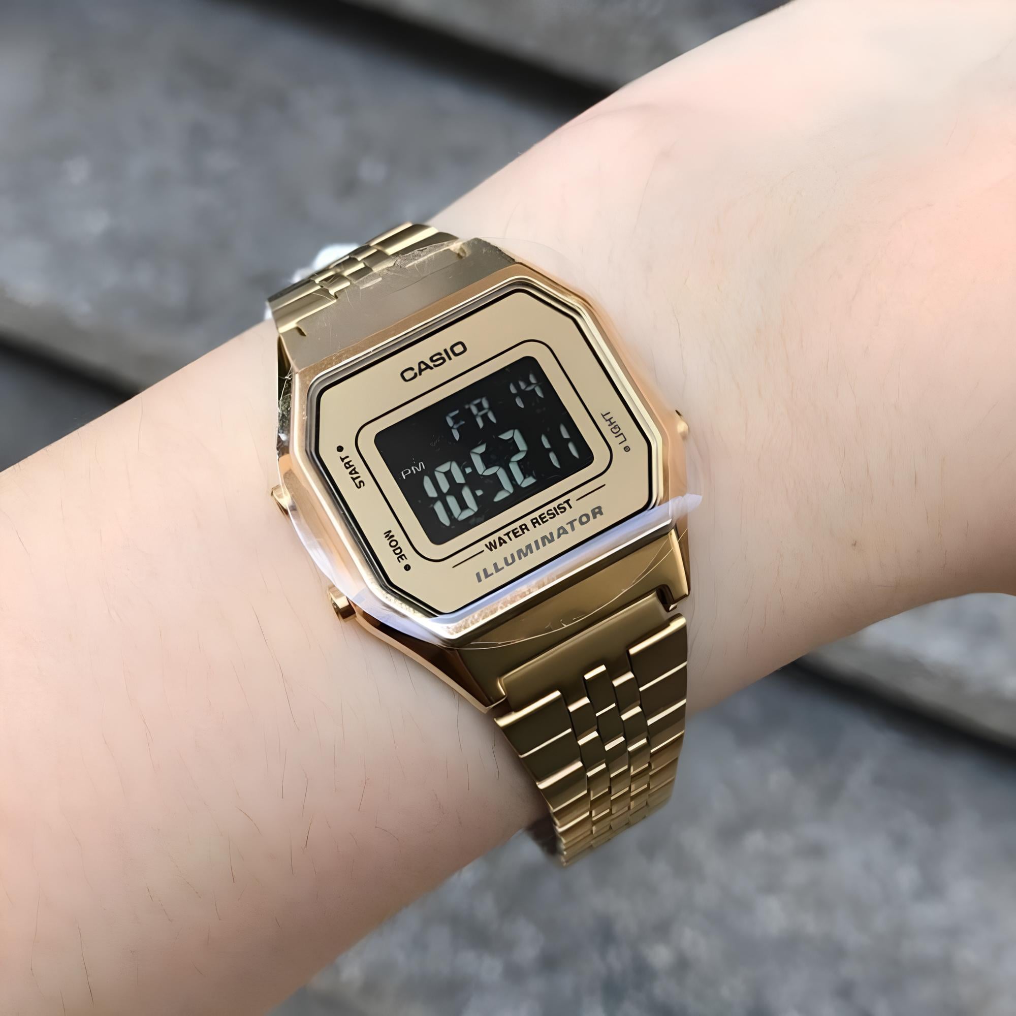 RELOJ LA-680WGA-9B VINTAGE DIGITAL METAL - 3