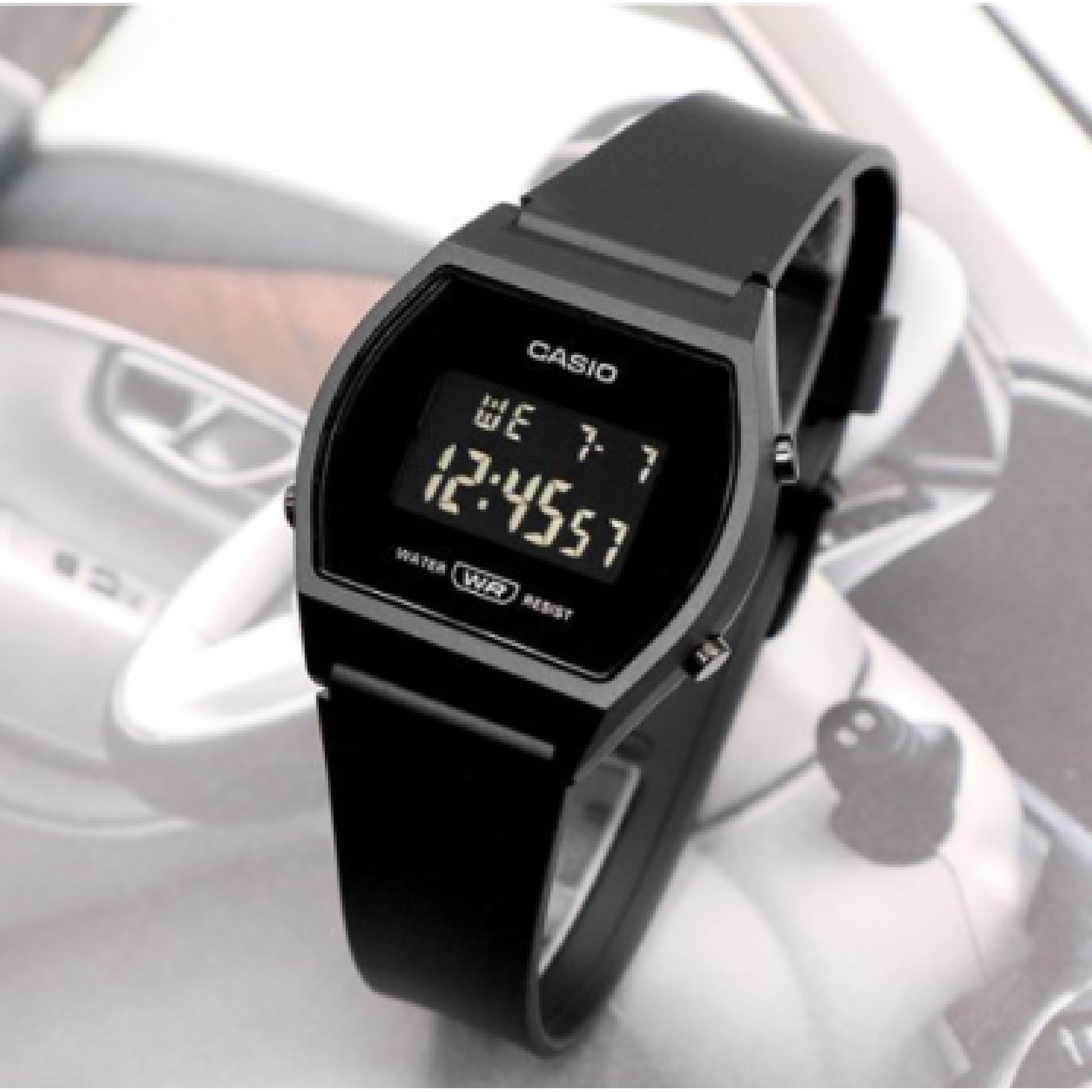 RELOJ LW-204-1B VINTAGE DIGITAL RESINA - 4