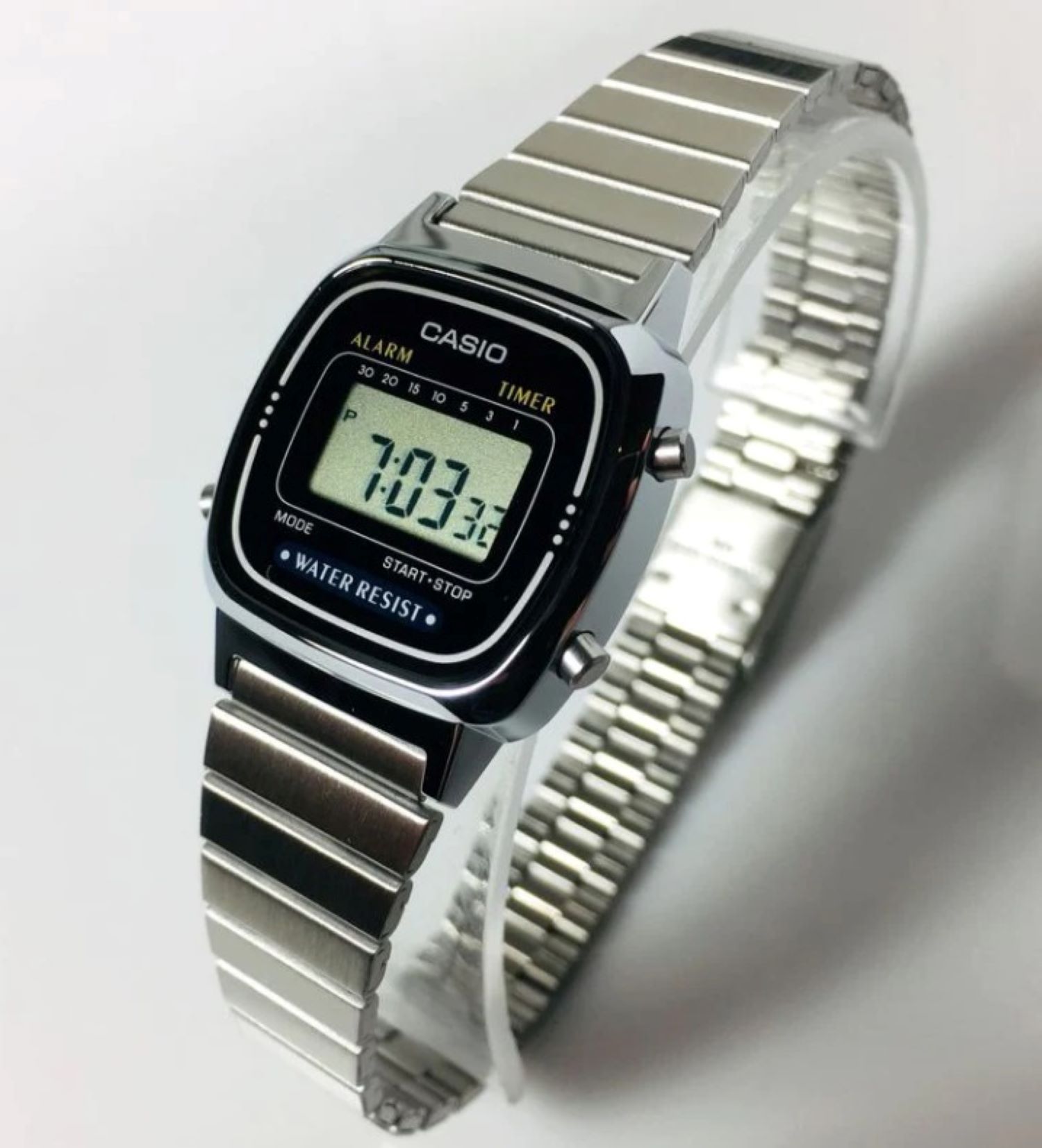 RELOJ LA-670WA-1 VINTAGE DIGITAL METAL - 3