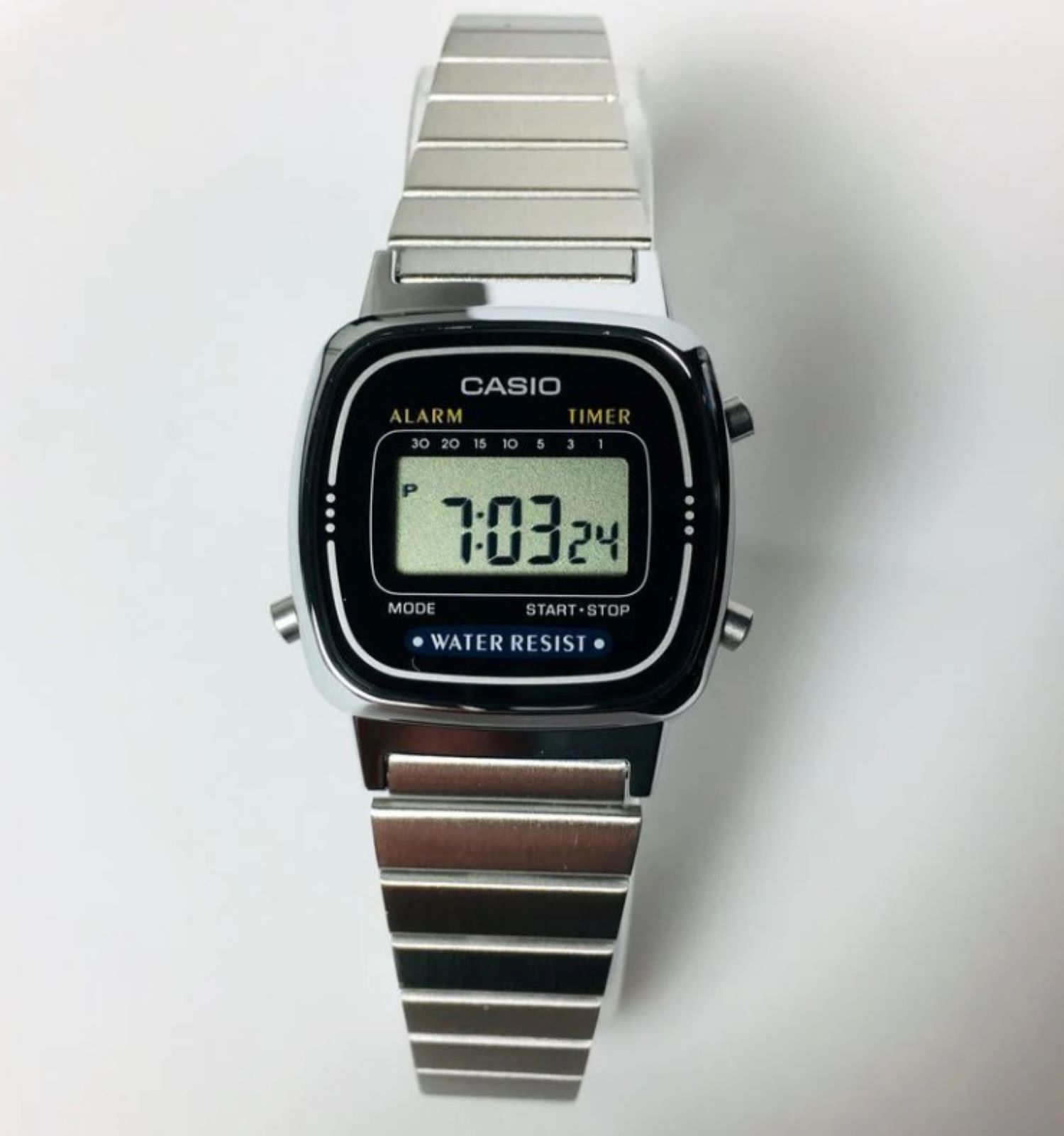 RELOJ LA-670WA-1 VINTAGE DIGITAL METAL - 4