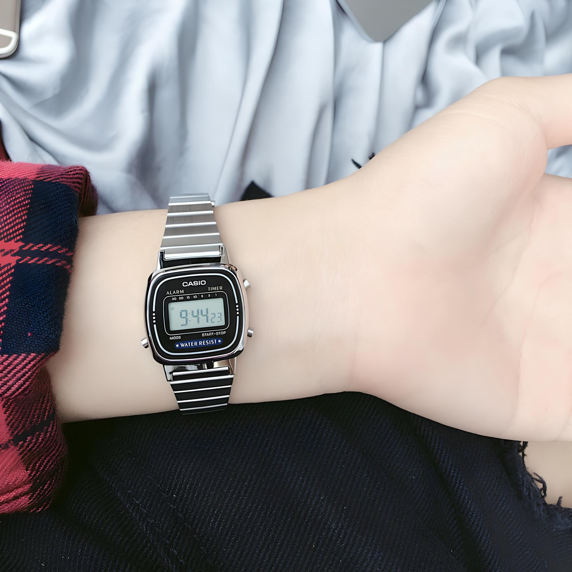 RELOJ LA-670WA-1 VINTAGE DIGITAL METAL - 5
