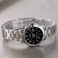RELOJ LTP-V004D-1B MUJER ANALOGO METAL - 3