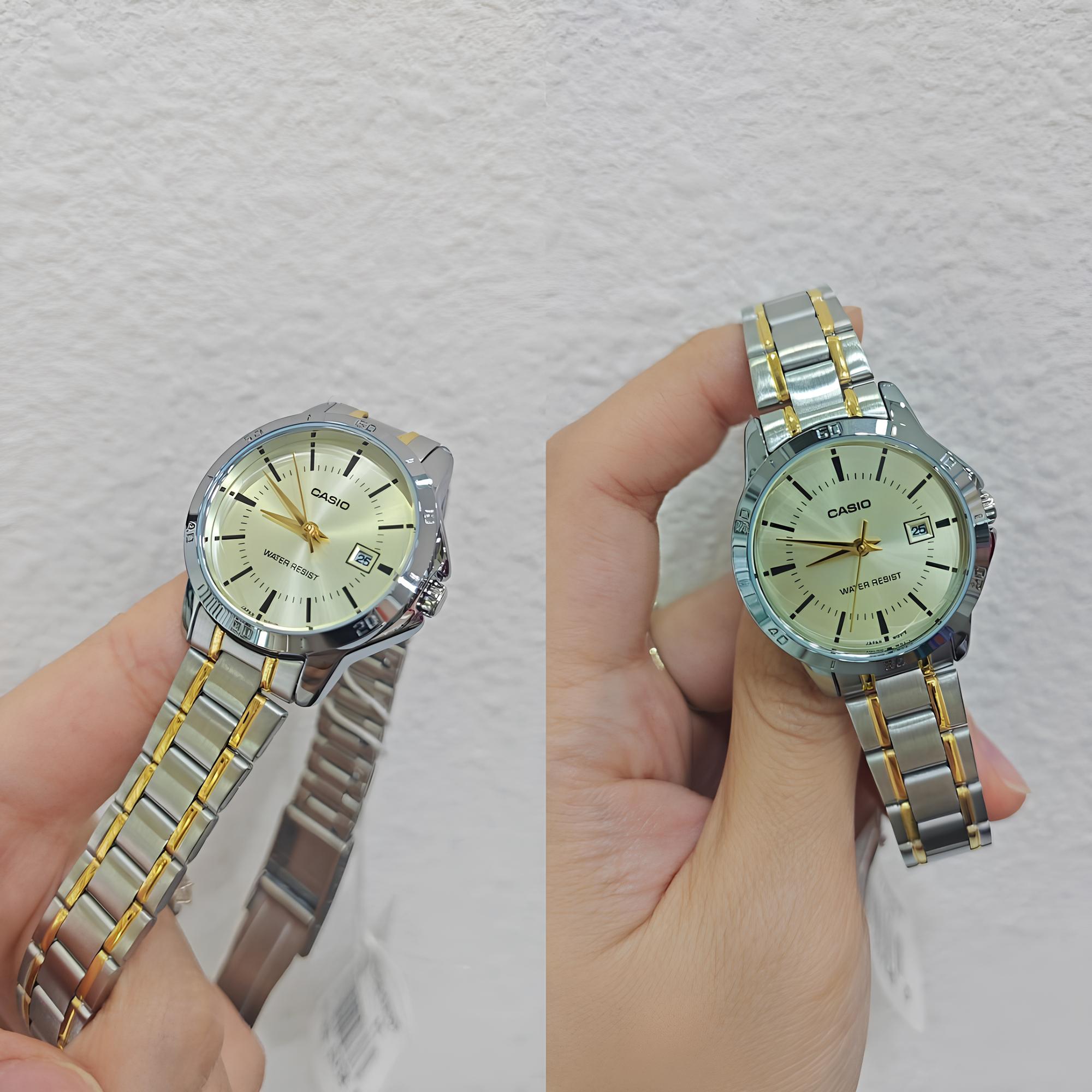 RELOJ LTP-V004SG-9A MUJER ANALOGO METAL - 2