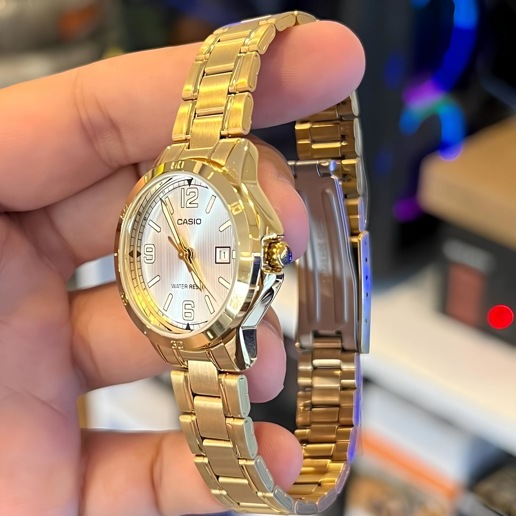 RELOJ LTP-V004G-7B2 MUJER ANALOGO METAL - 4