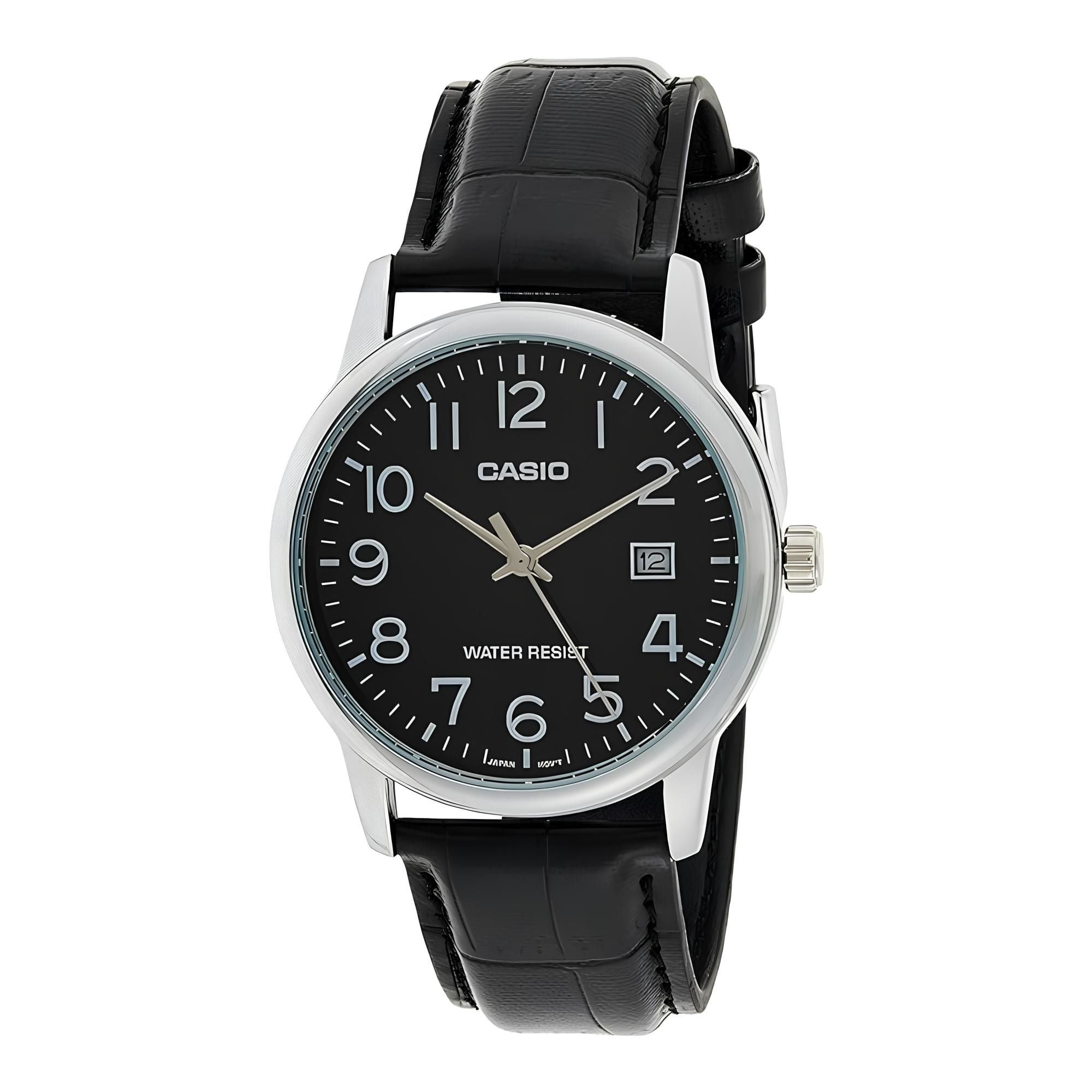 RELOJ MTP-V002L-1B HOMBRE ANALOGO CUERO - 1