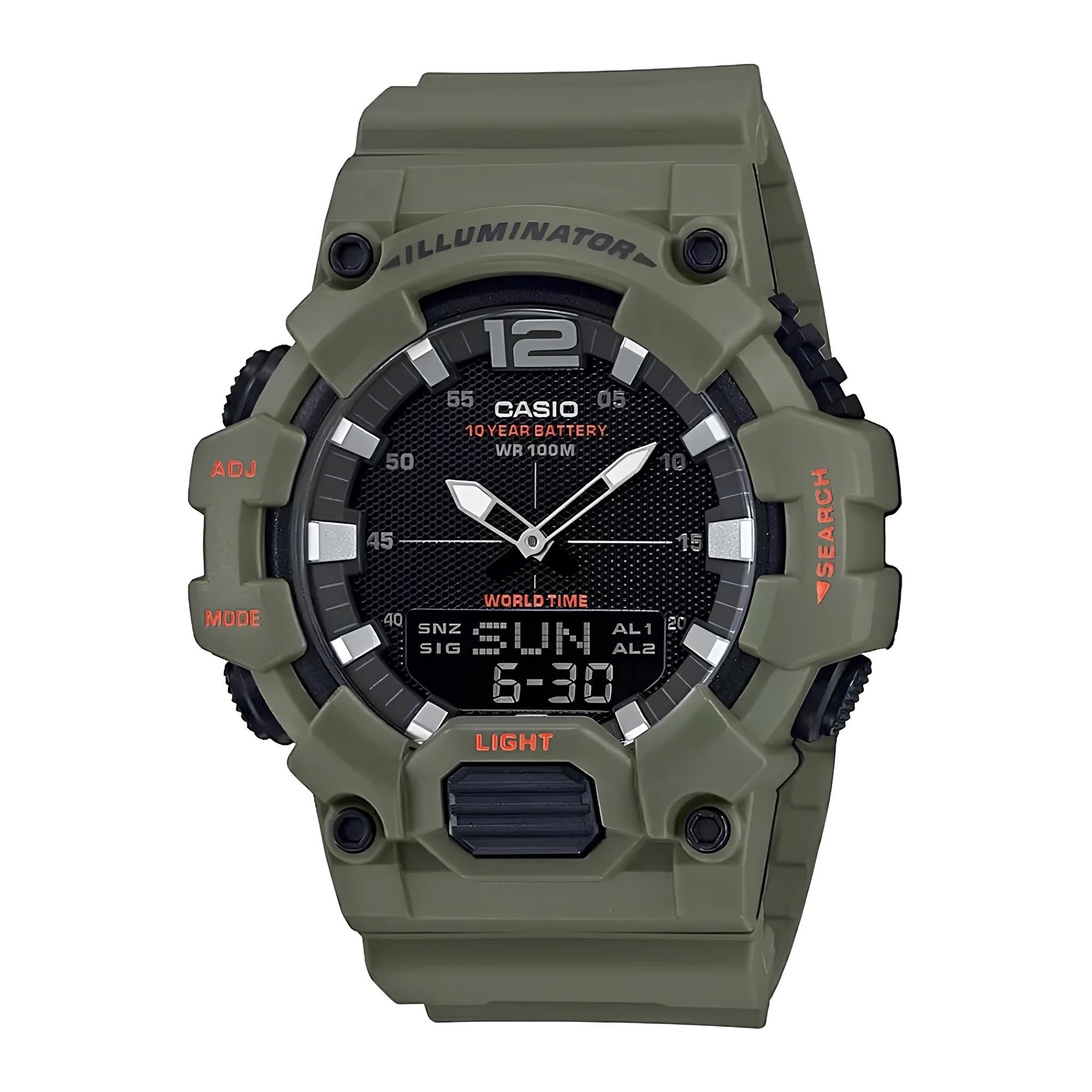 RELOJ HDC-700-3A2V HOMBRE ANALOGO DIGITAL RESINA - 1