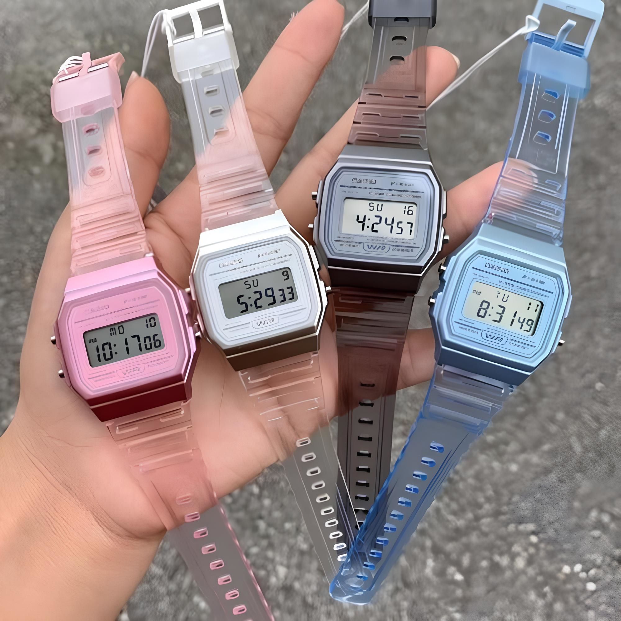 RELOJ F-91WS-4 MUJER DIGITAL RESINA - 3