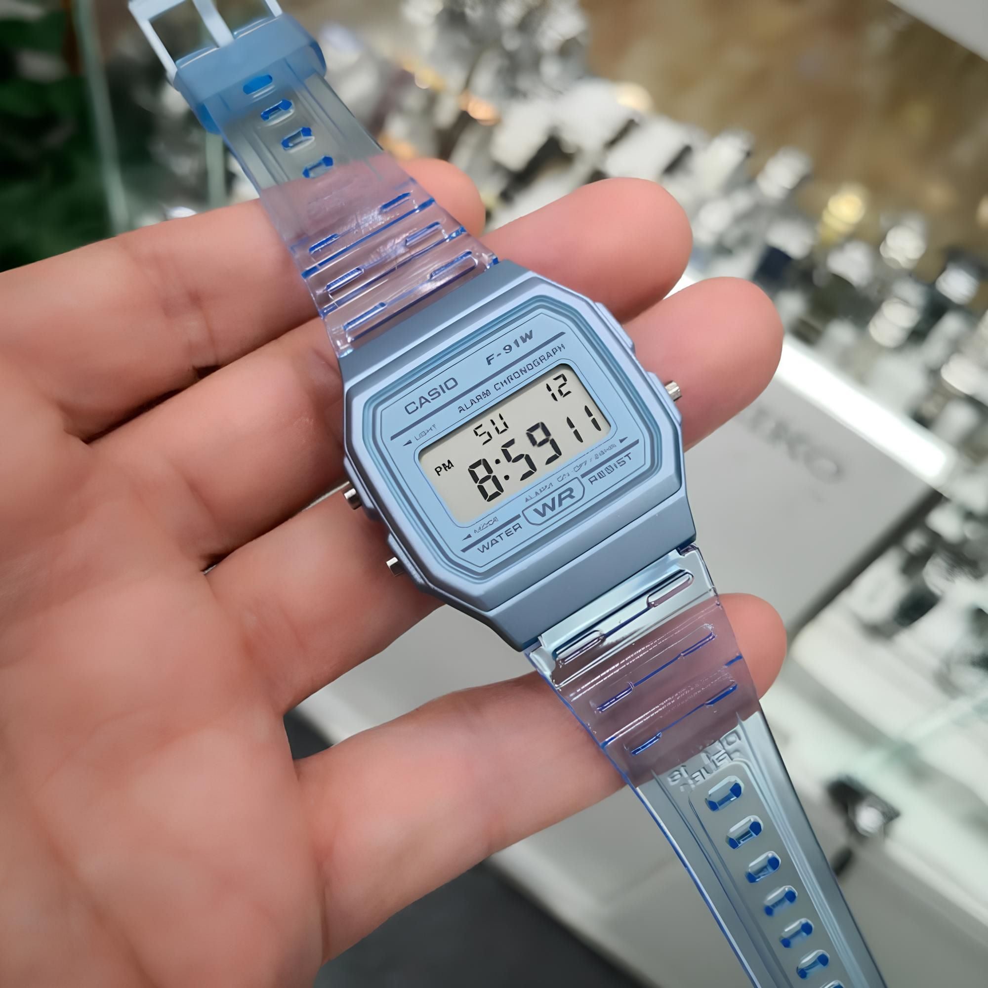 RELOJ F-91WS-2 MUJER DIGITAL RESINA - 3