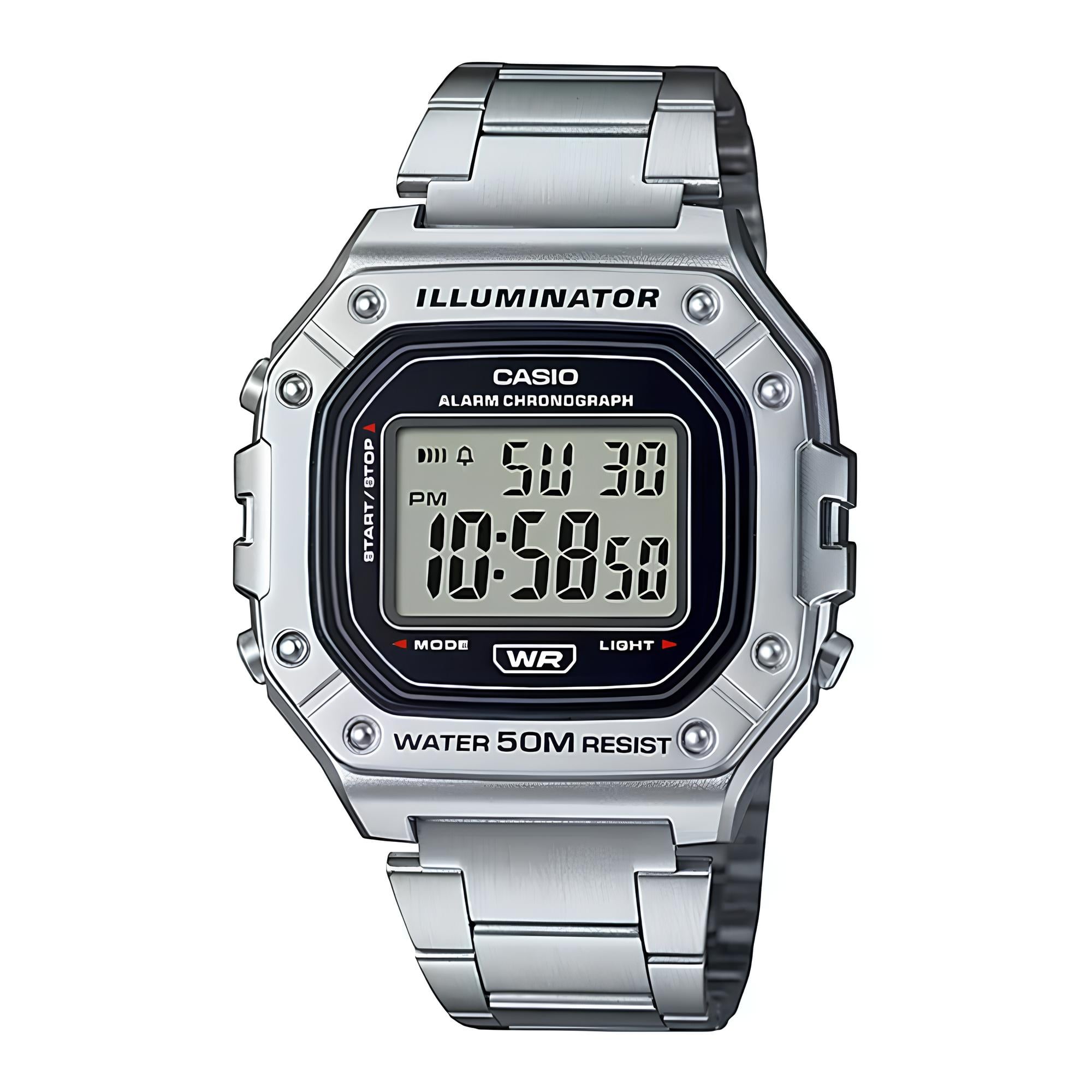 RELOJ W-218HD-1AV HOMBRE DIGITAL METAL - 1