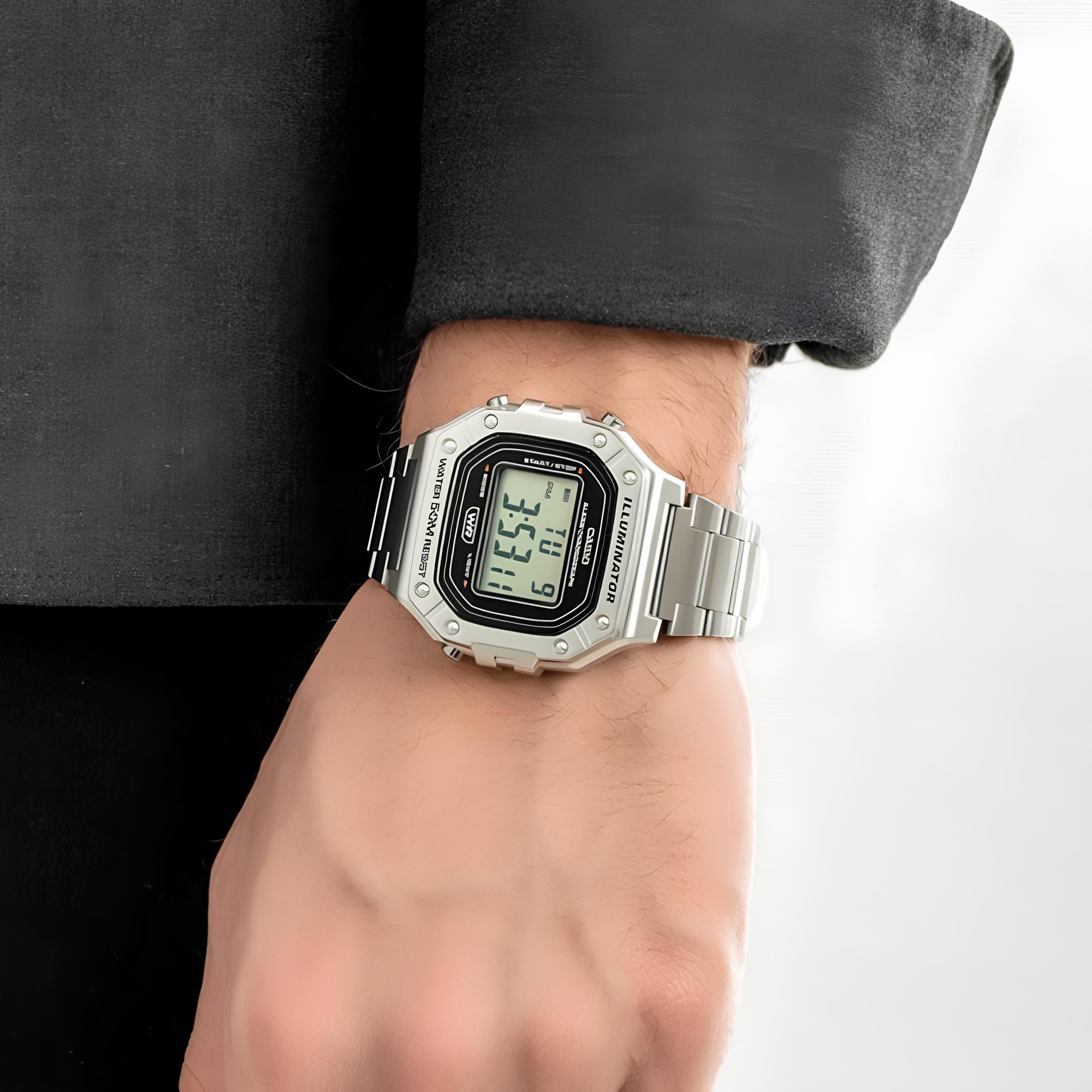 RELOJ W-218HD-1AV HOMBRE DIGITAL METAL - 3