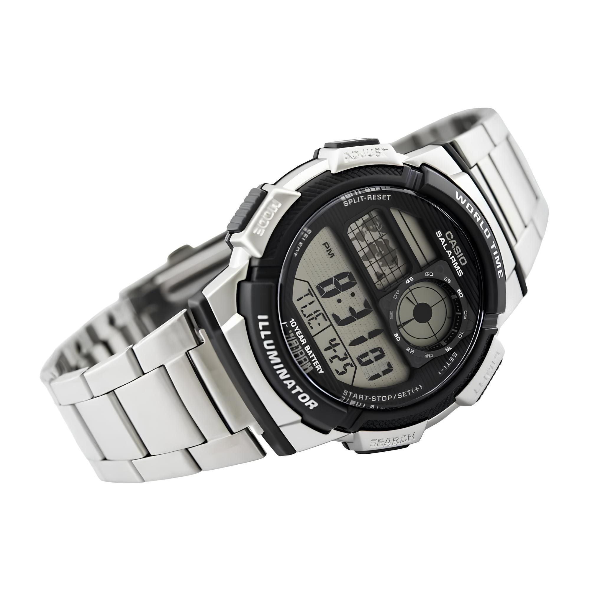 RELOJ AE-1000WD-1AV HOMBRE DIGITAL METAL - 2