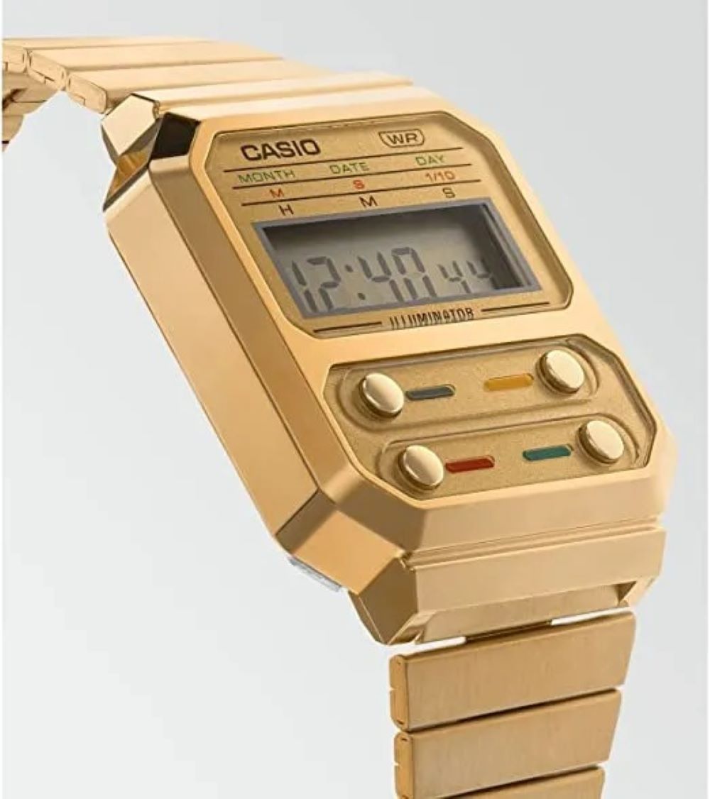 RELOJ A-100WEG-9A VINTAGE DIGITAL METAL - 2