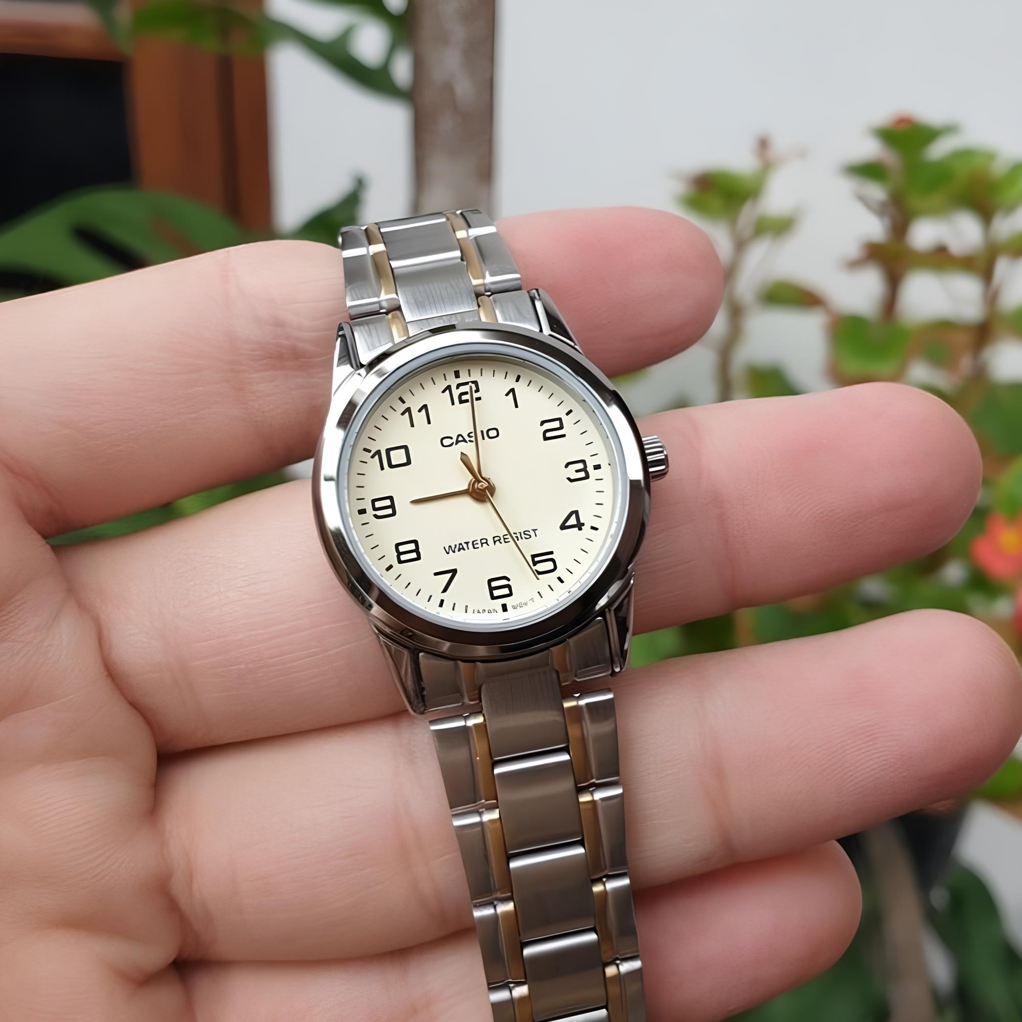 RELOJ LTP-V001SG-9B MUJER ANALOGO METAL - 3
