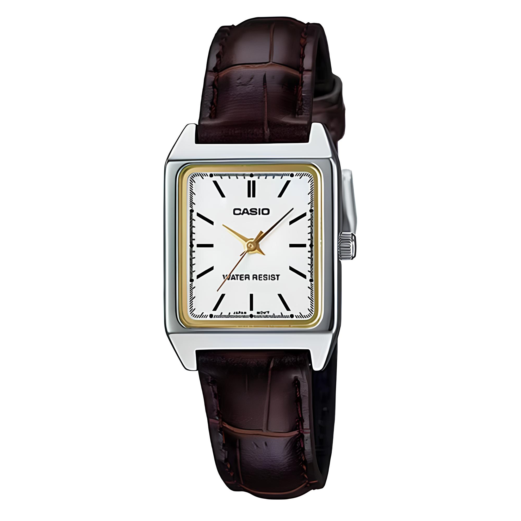 RELOJ LTP-V007L-7E2 MUJER ANALOGO CUERO C - 1