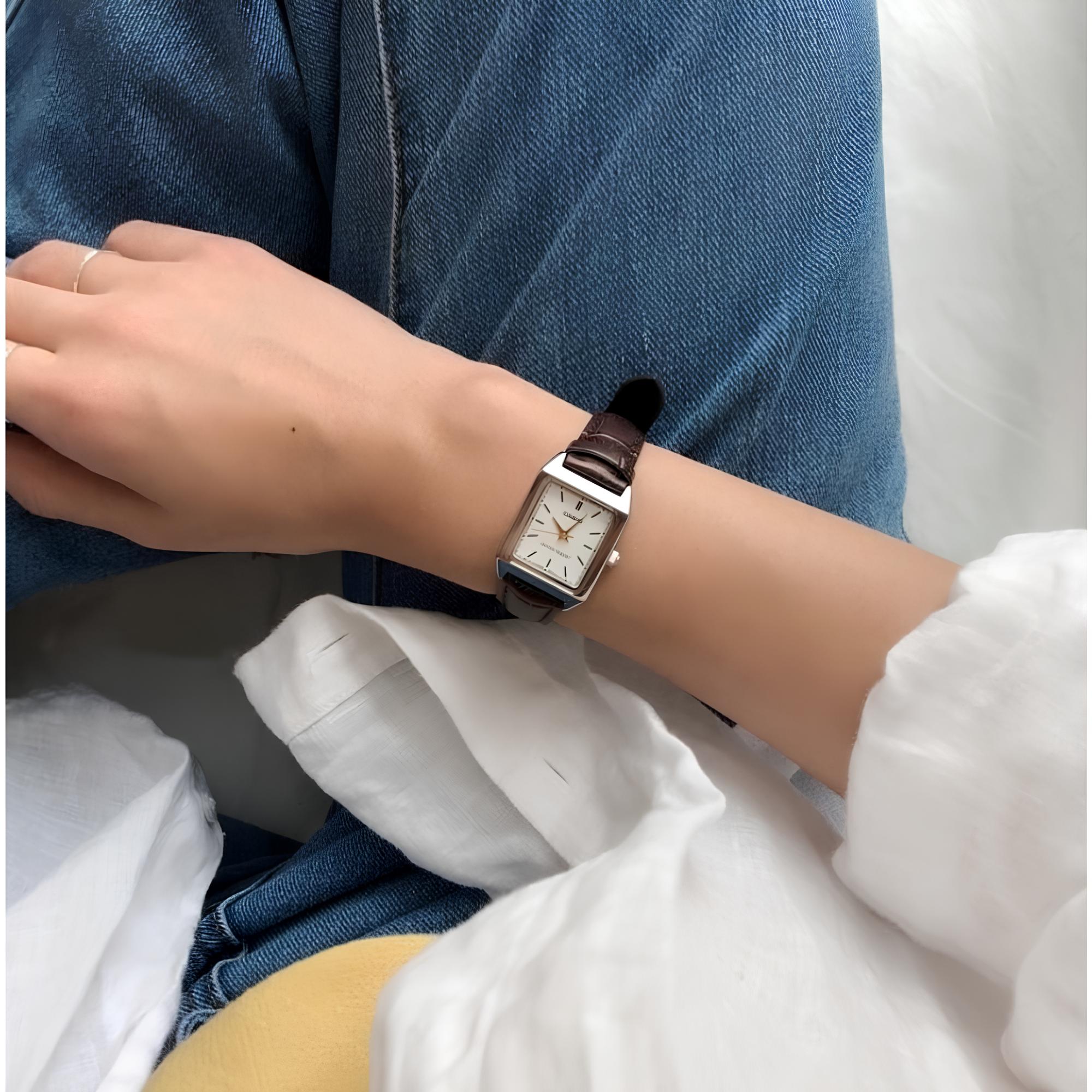 RELOJ LTP-V007L-7E2 MUJER ANALOGO CUERO C - 3