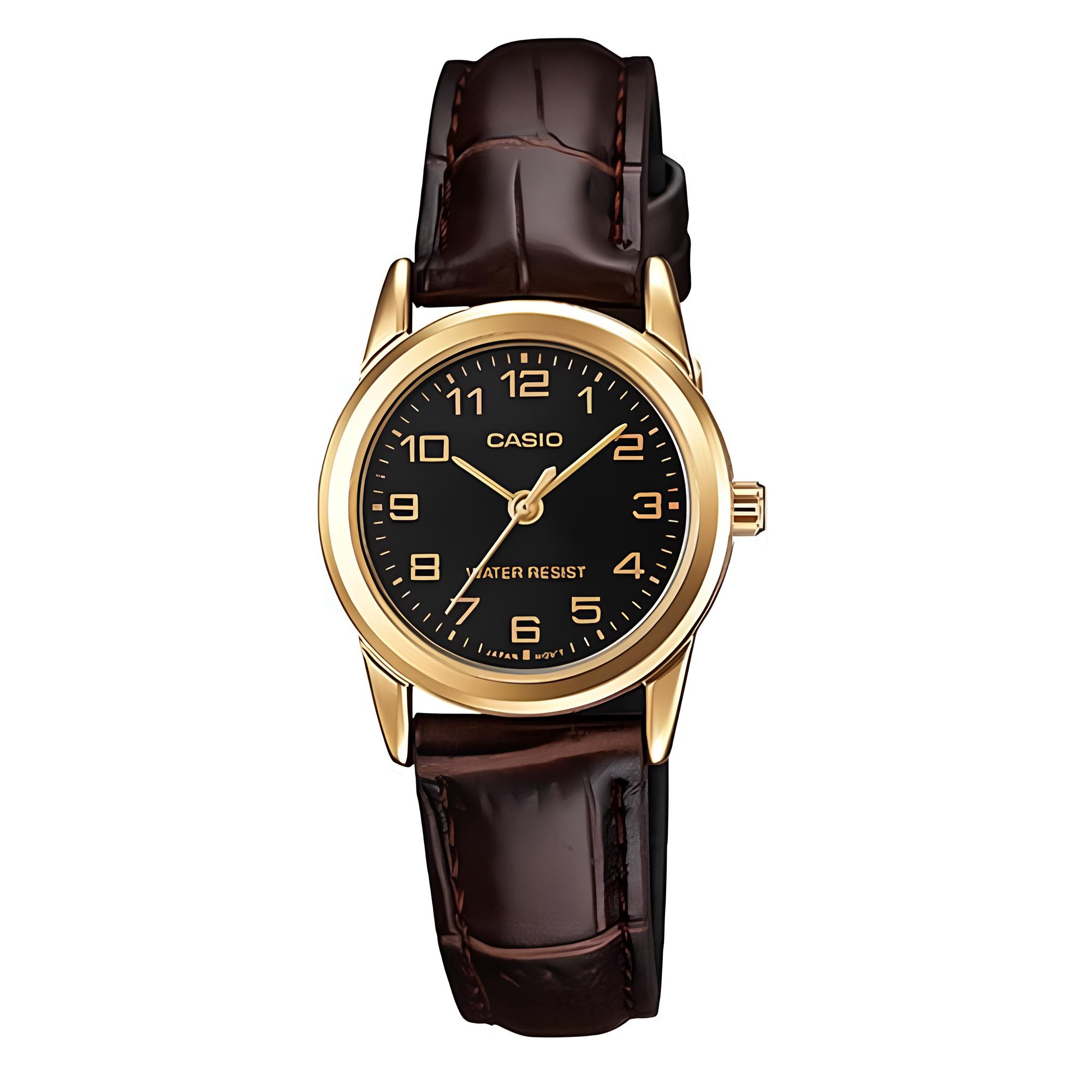 RELOJ LTP-V001GL-1B MUJER ANALOGO CUERO - 1