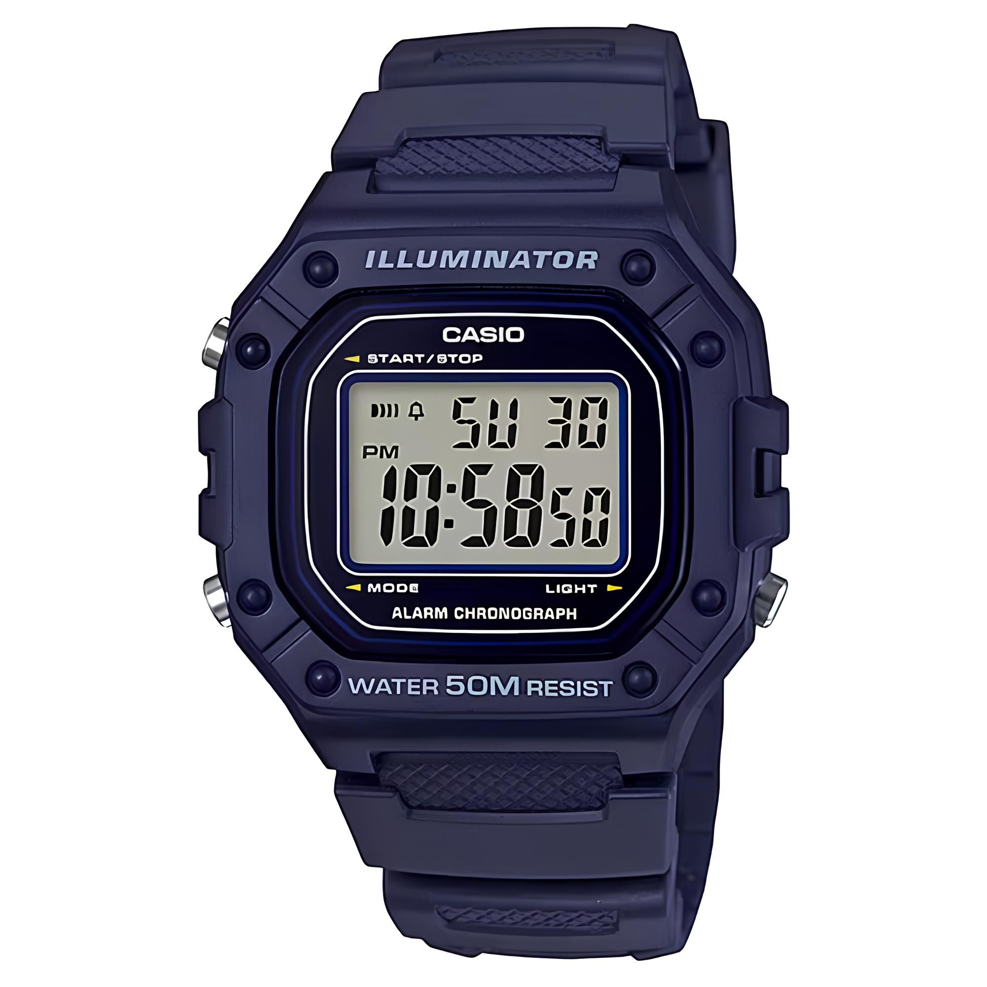 RELOJ W-218H-2AV HOMBRE DIGITAL RESINA - 1