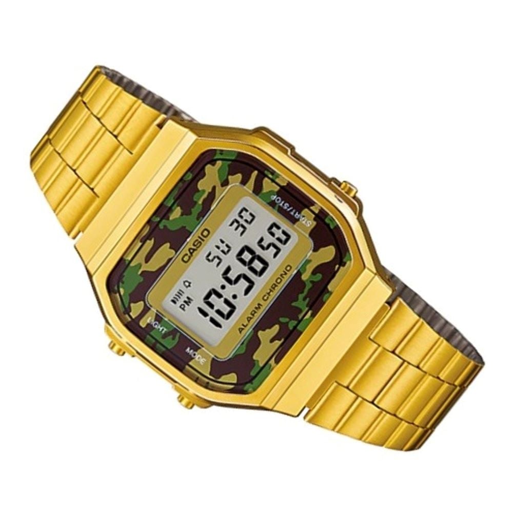 RELOJ A-168WEGC-3 VINTAGE DIGITAL METAL - 2