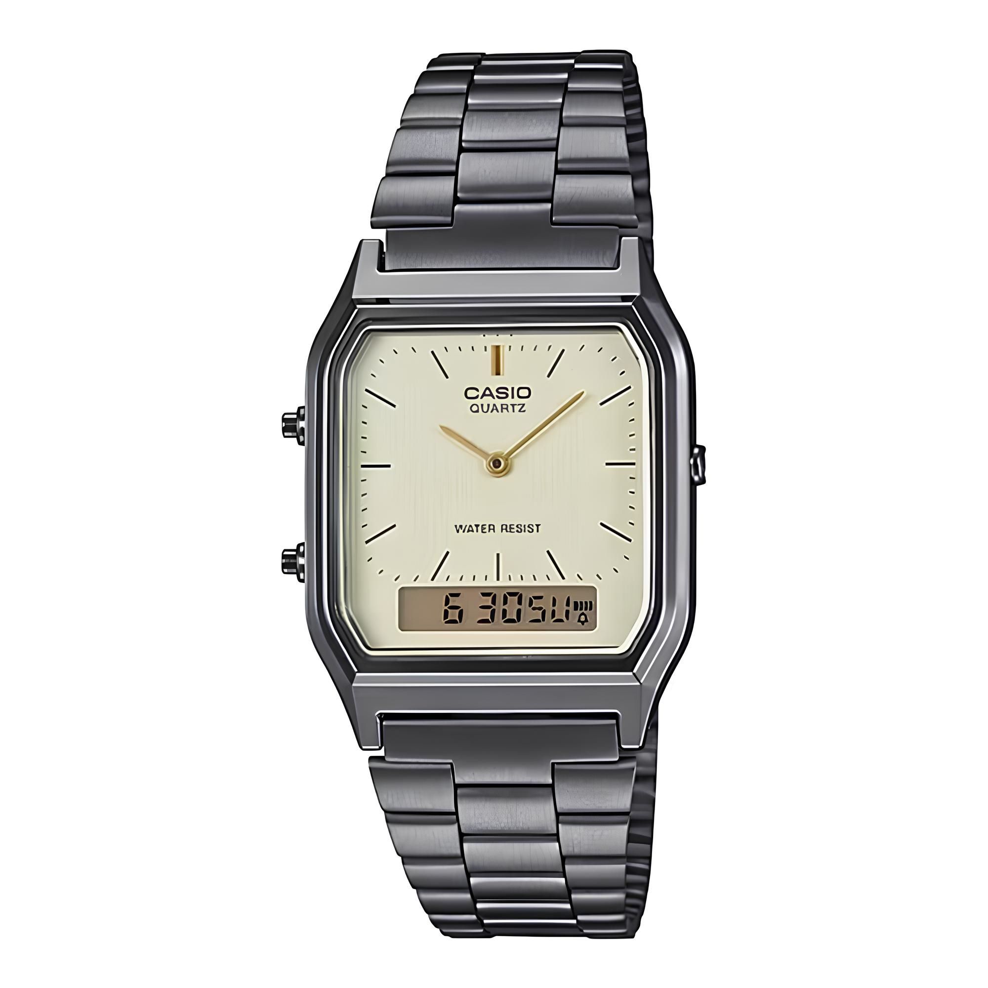 RELOJ AQ-230GG-9A HOMBRE ANALOGO DIGITAL METAL - 1