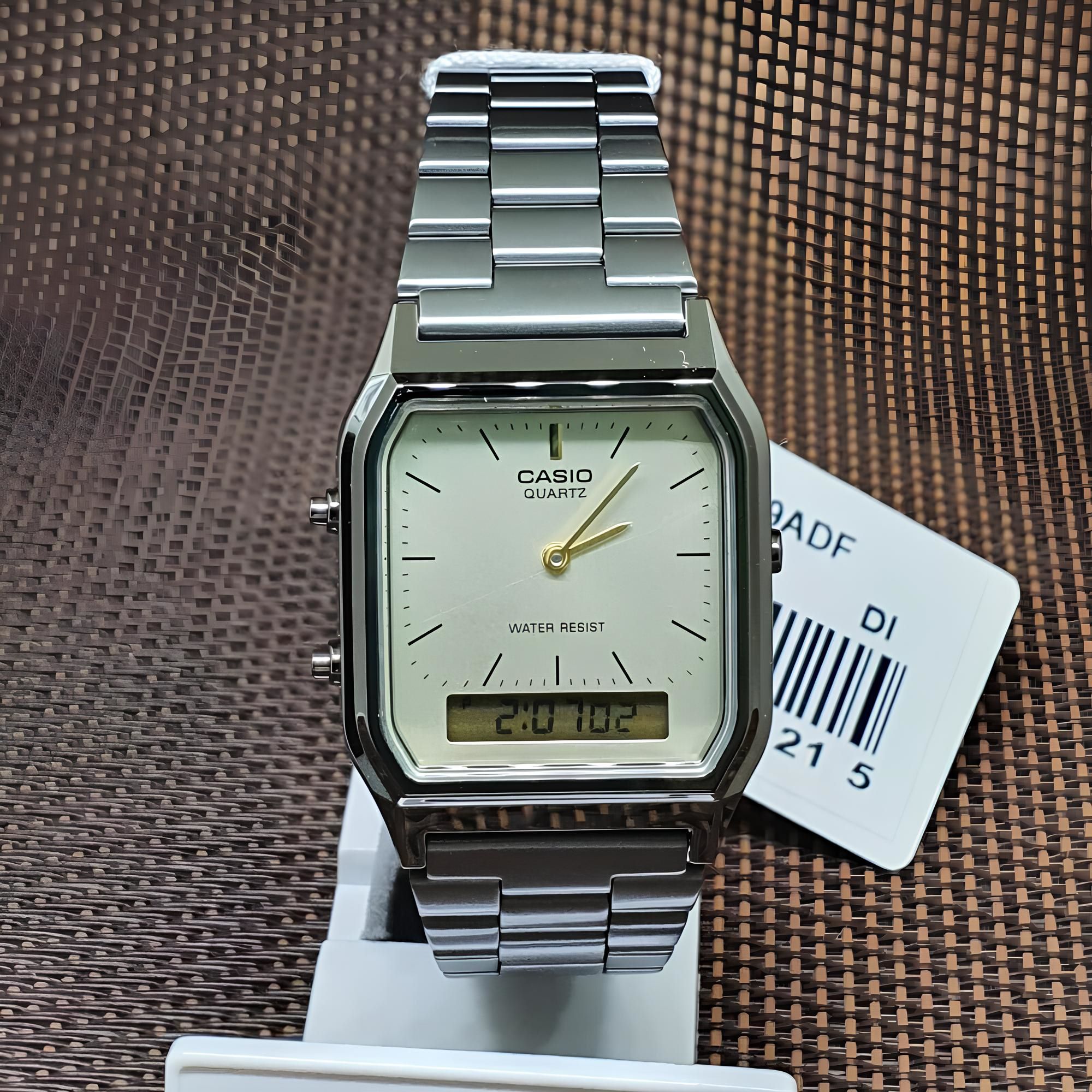 RELOJ AQ-230GG-9A HOMBRE ANALOGO DIGITAL METAL - 3