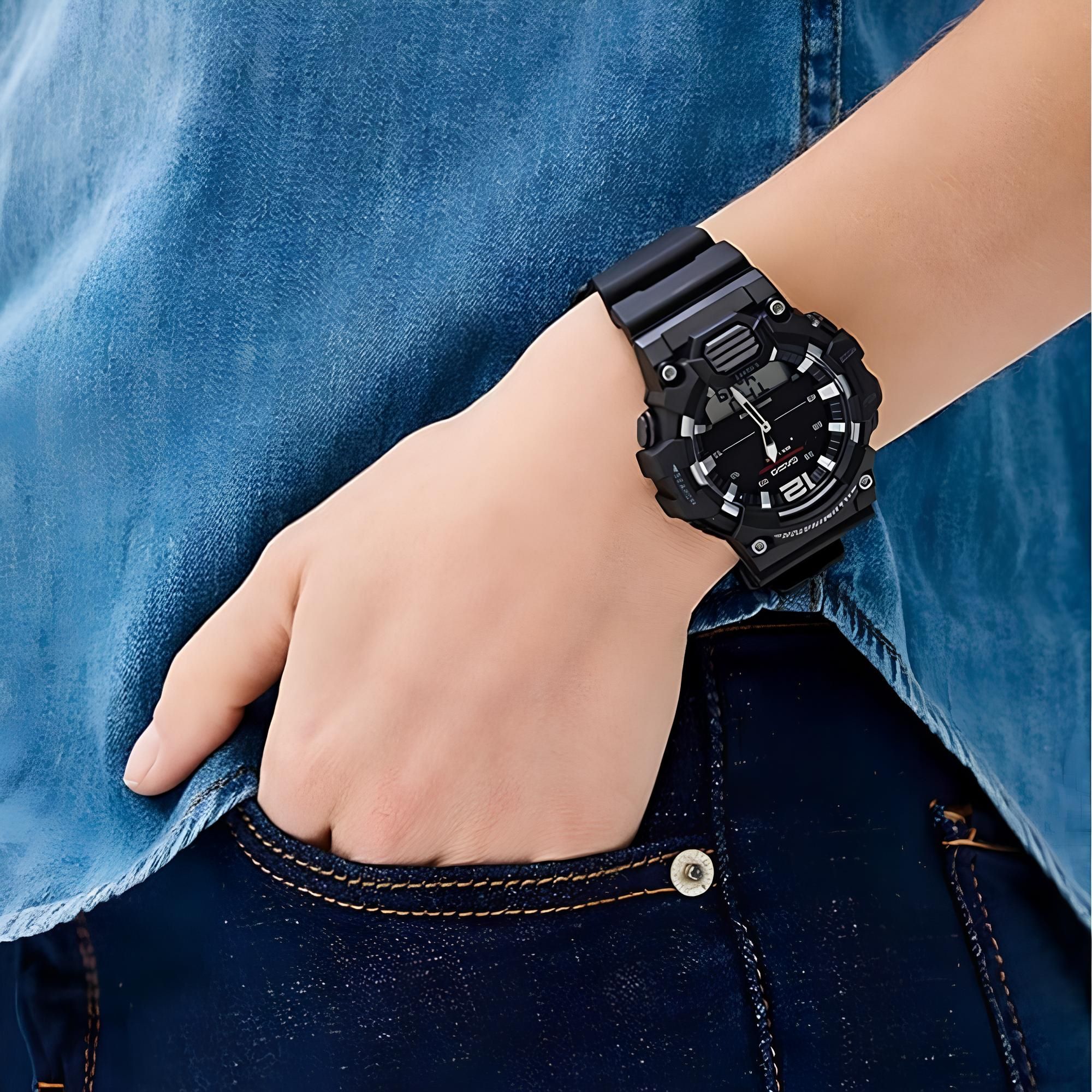 RELOJ HDC-700-1AV HOMBRE ANALOGO DIGITAL RESINA - 3