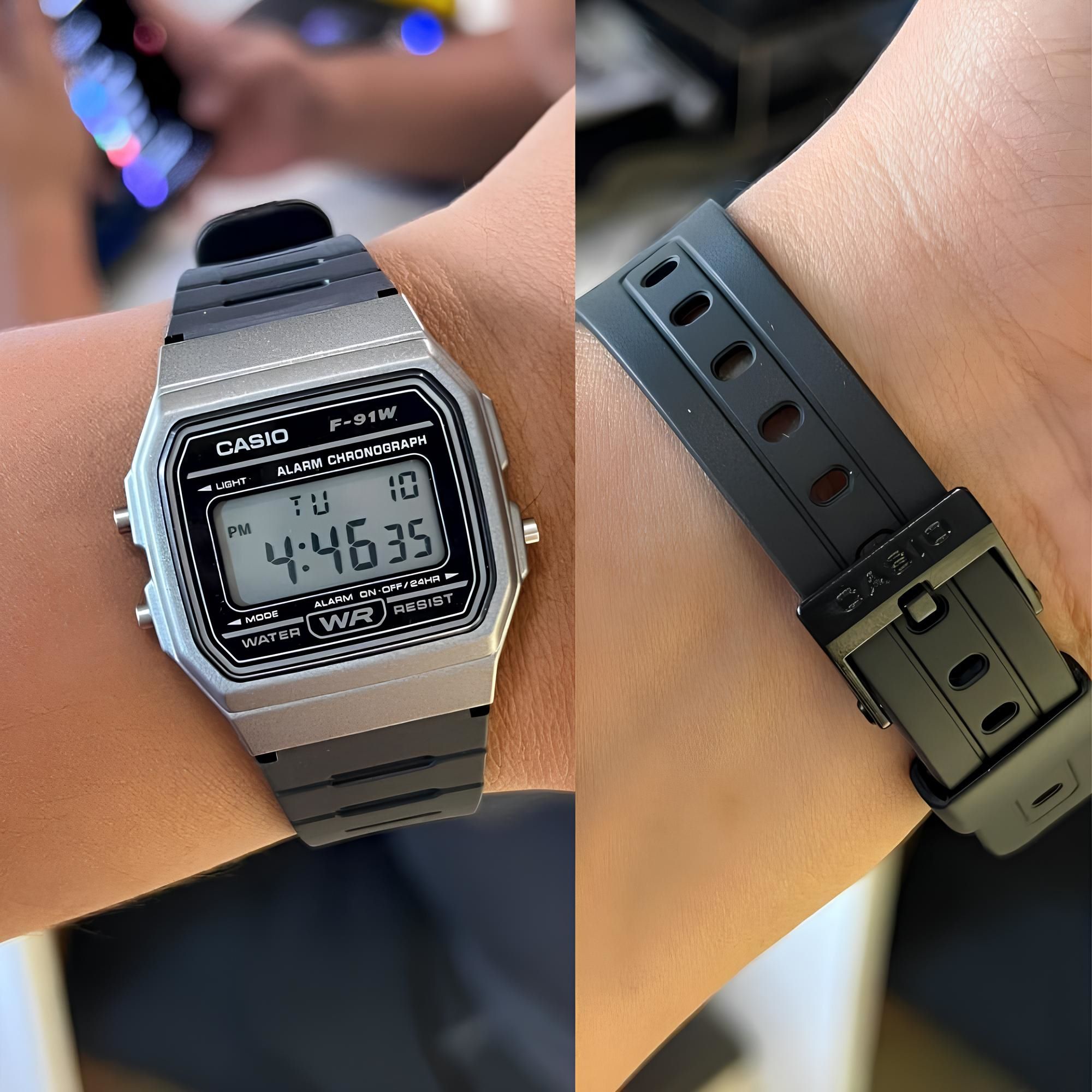 RELOJ F-91WM-1B DIGITAL RESINA - 3
