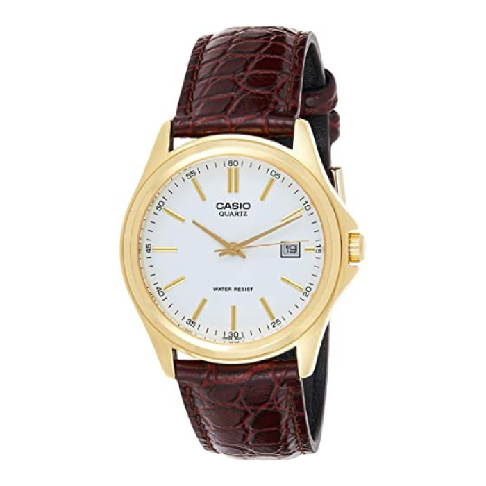 RELOJ MTP-1183Q-7A HOMBRE ANALOGO CUERO - 1