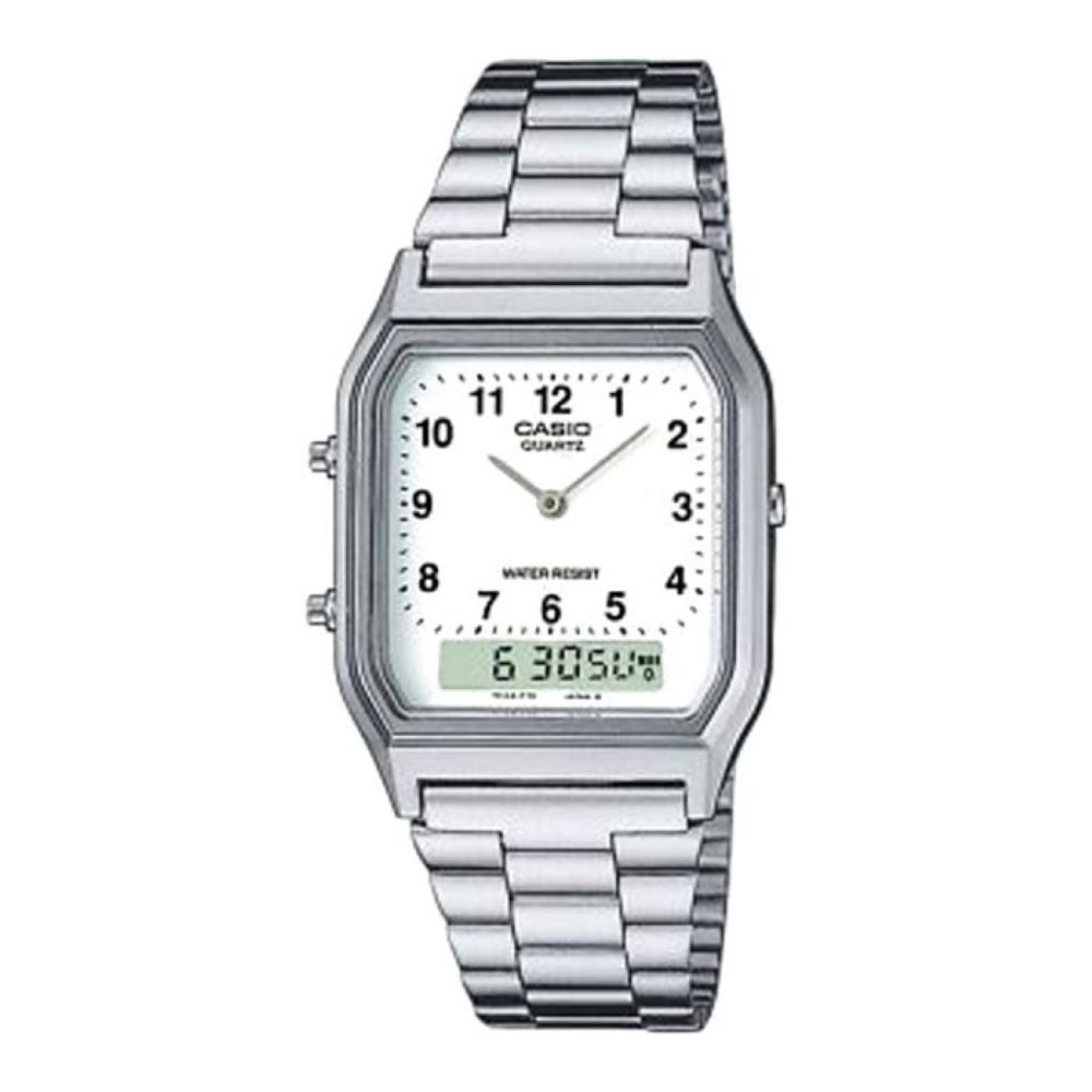 RELOJ AQ-230A-7B HOMBRE ANALOGO DIGITAL METAL - 1