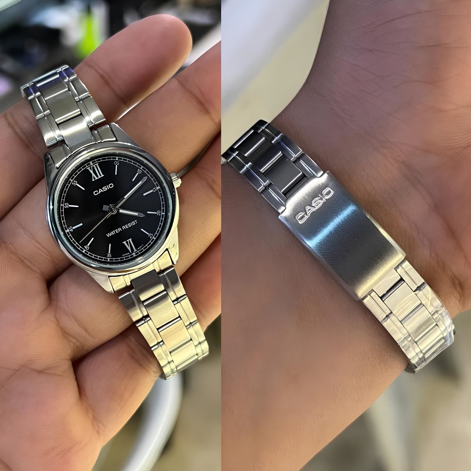 RELOJ LTP-V005D-1B2 MUJER ANALOGO METAL - 5