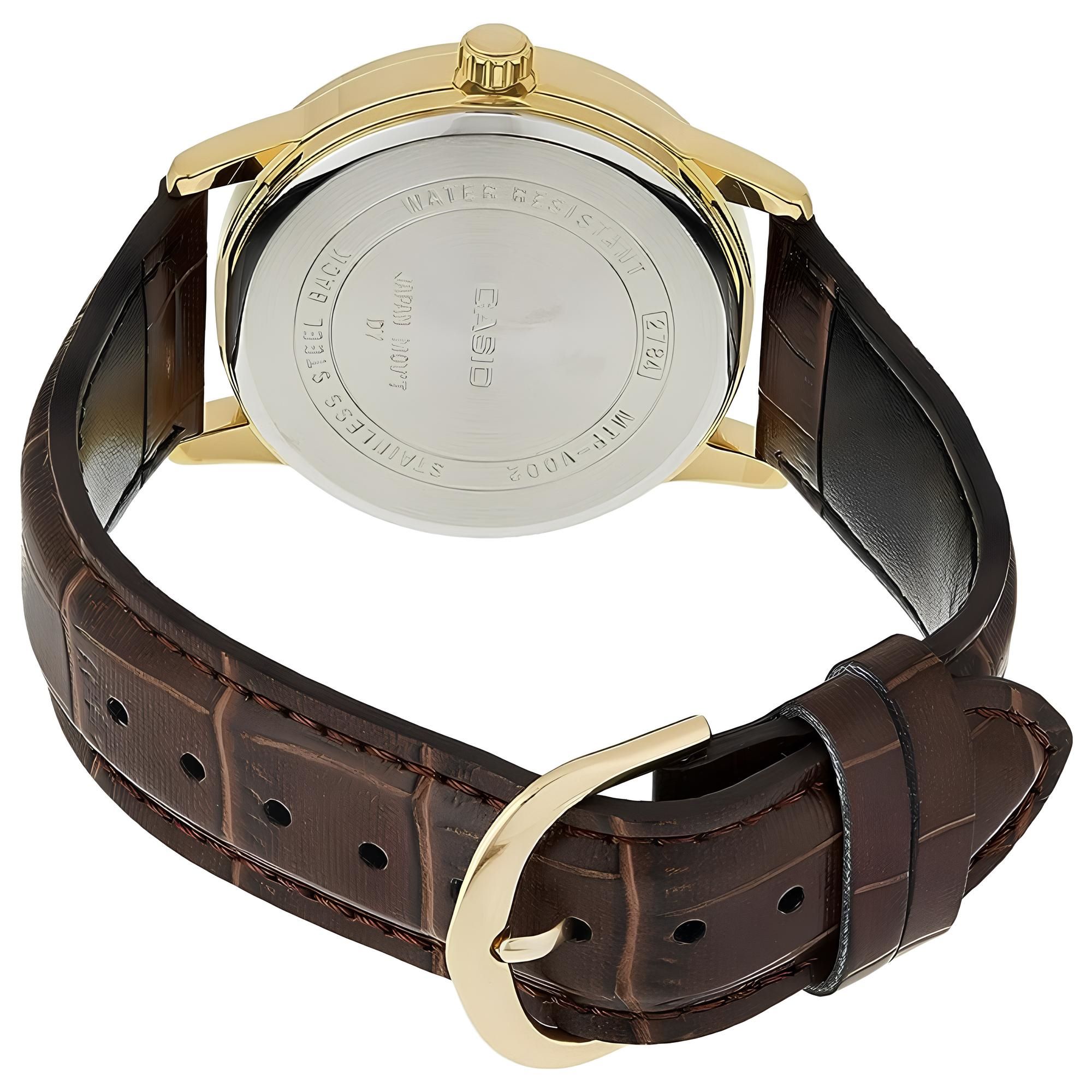 RELOJ MTP-V002GL-1B HOMBRE ANALOGO CUERO - 2