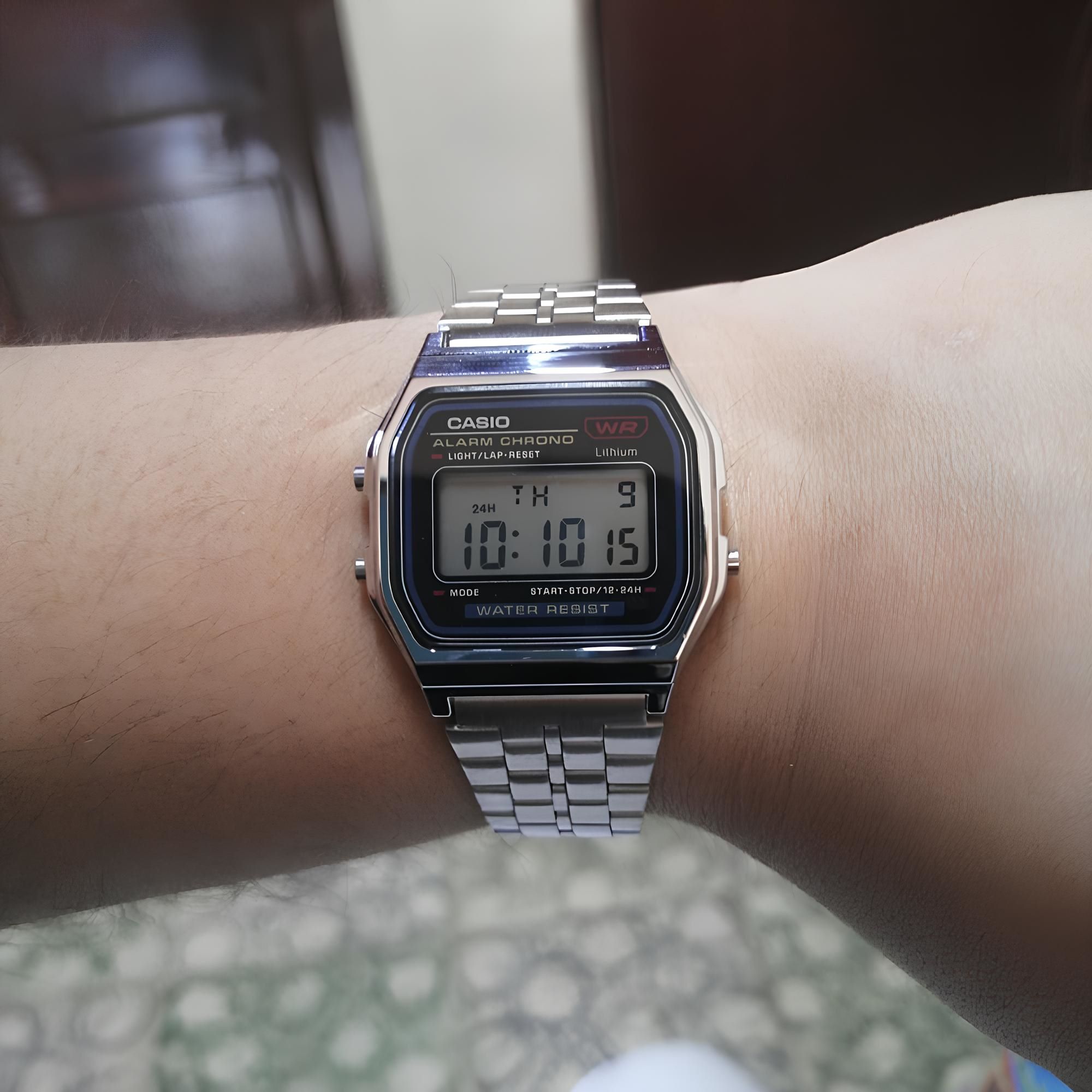 RELOJ A-159WA-1 VINTAGE DIGITAL METAL - 3