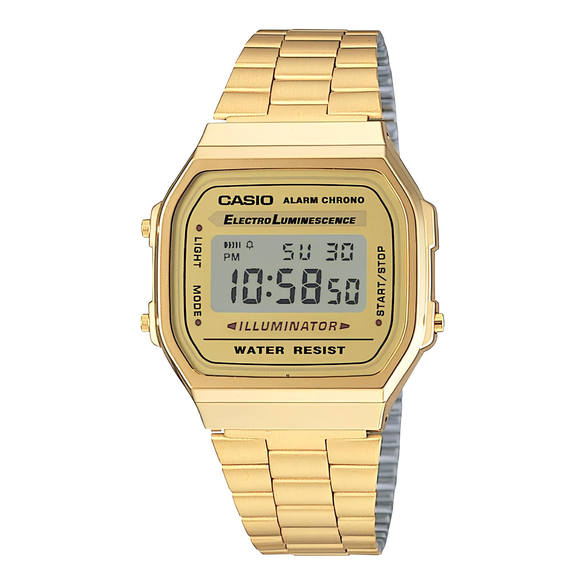 RELOJ A-168WG-9 VINTAGE DIGITAL METAL - 1