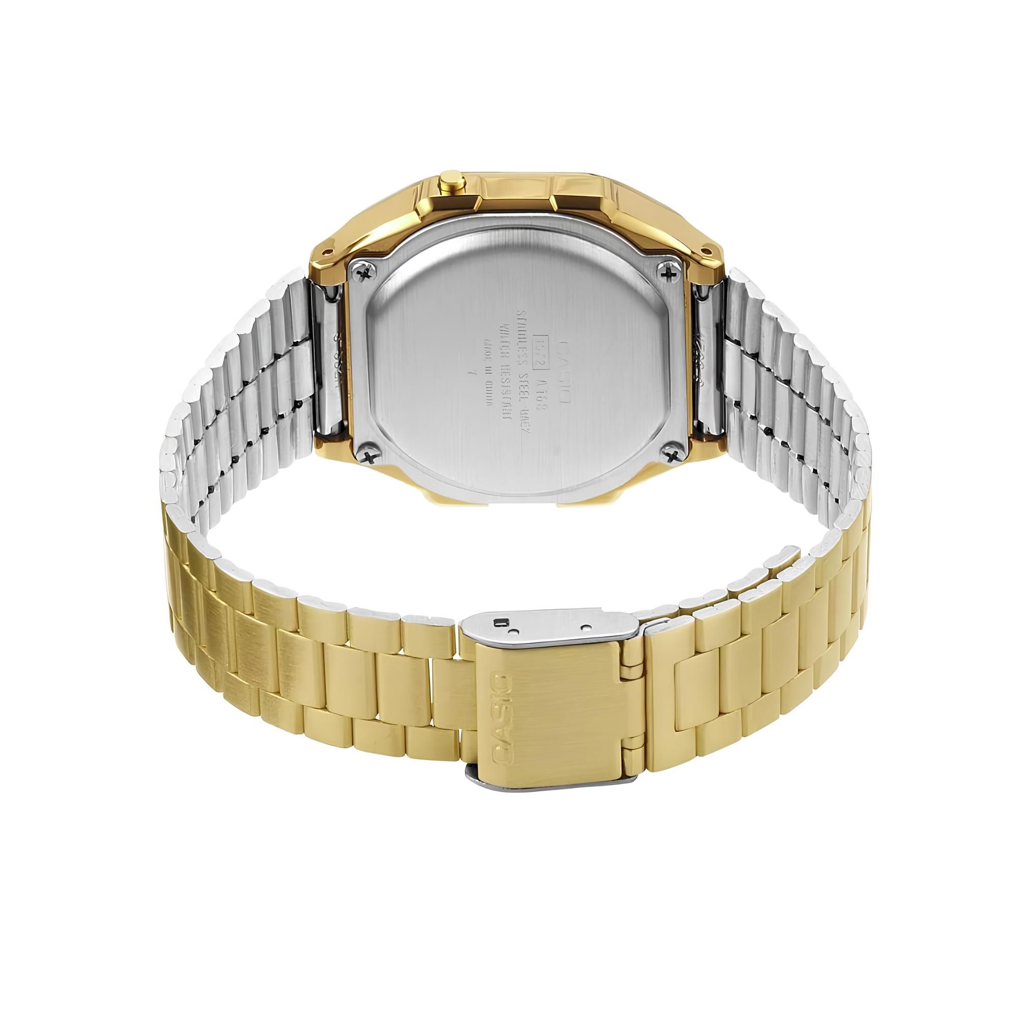 RELOJ A-168WG-9 VINTAGE DIGITAL METAL - 2