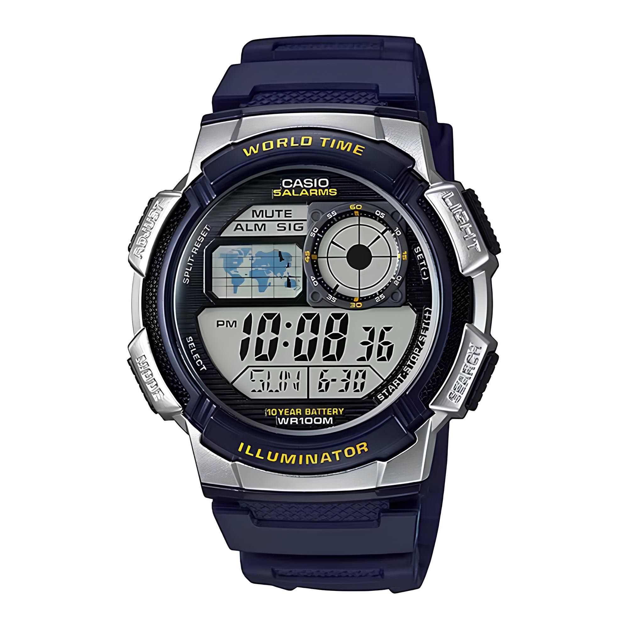 RELOJ AE-1000W-2AV HOMBRE DIGITAL RESINA - 1