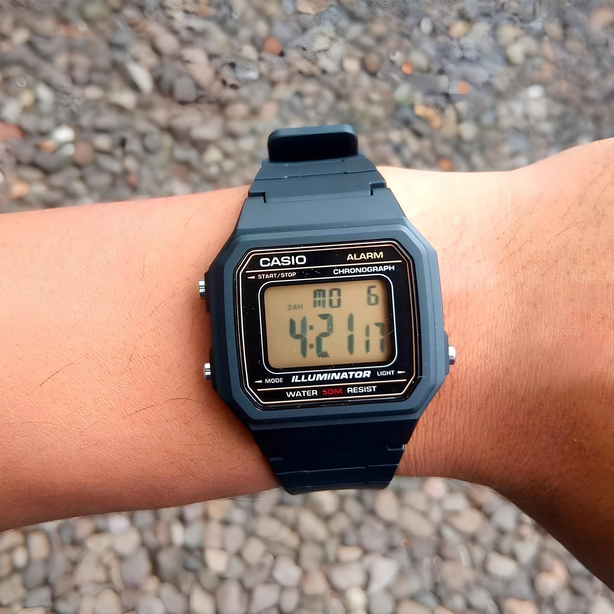 RELOJ W-217H-9AV HOMBRE DIGITAL RESINA - 5