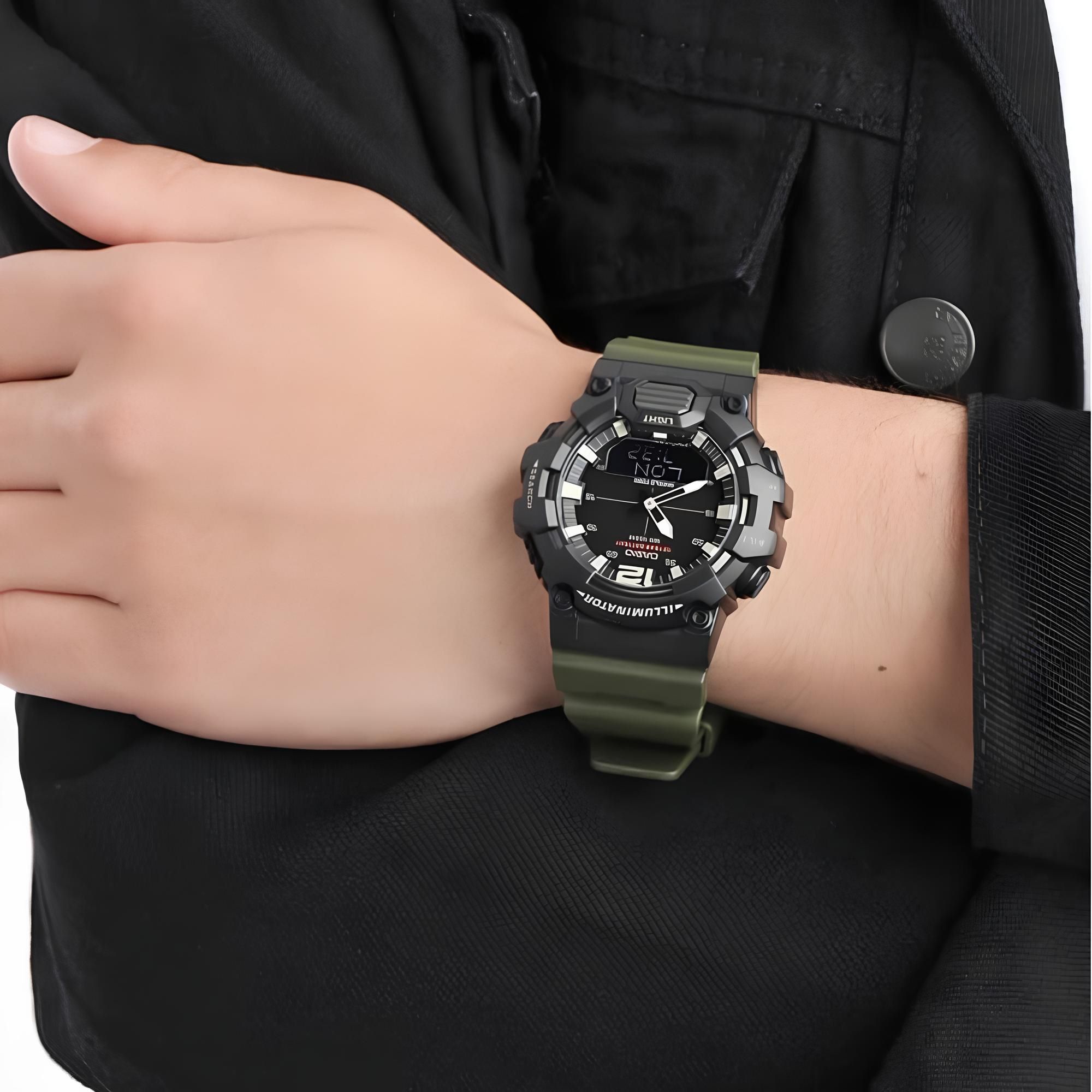 RELOJ HDC-700-3AV HOMBRE ANALOGO DIGITAL RESINA - 3