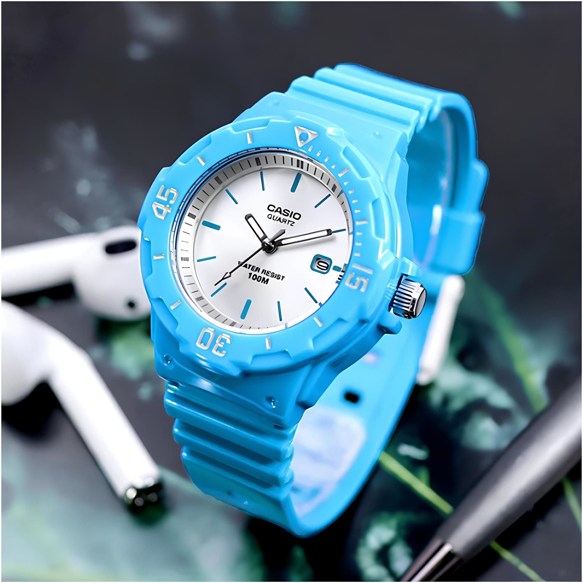 RELOJ LRW-200H-2E3V MUJER ANALOGO RESINA - 3