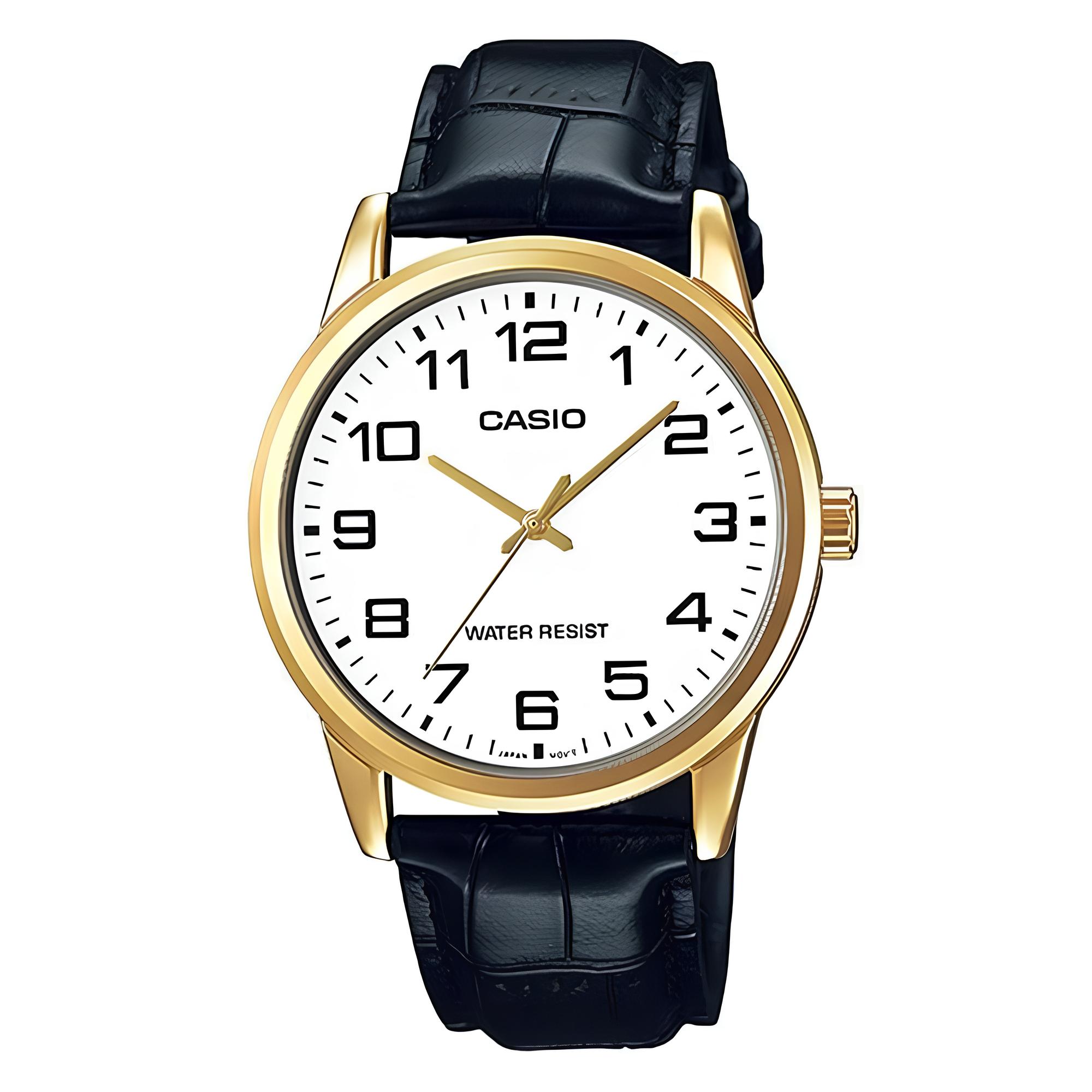 RELOJ MTP-V001GL-7B HOMBRE ANALOGO CUERO - 1