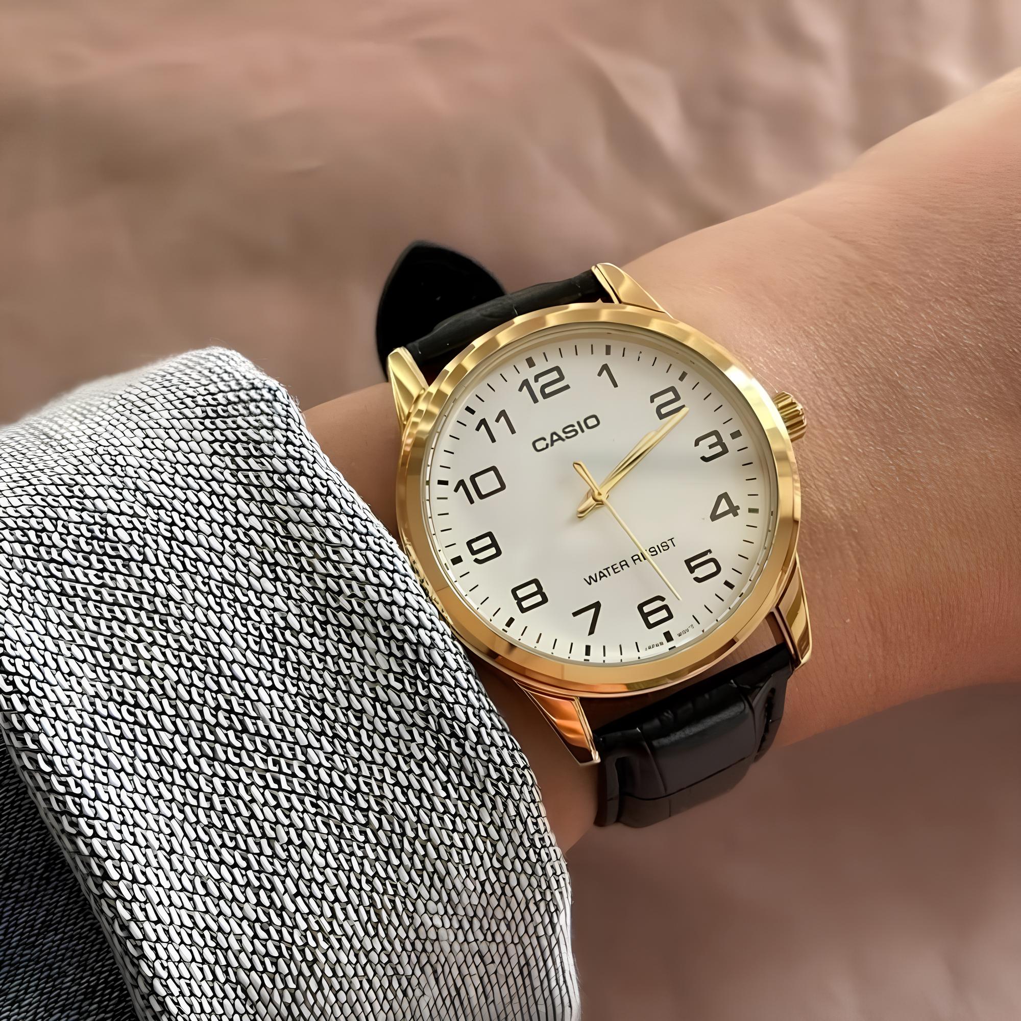 RELOJ MTP-V001GL-7B HOMBRE ANALOGO CUERO - 3