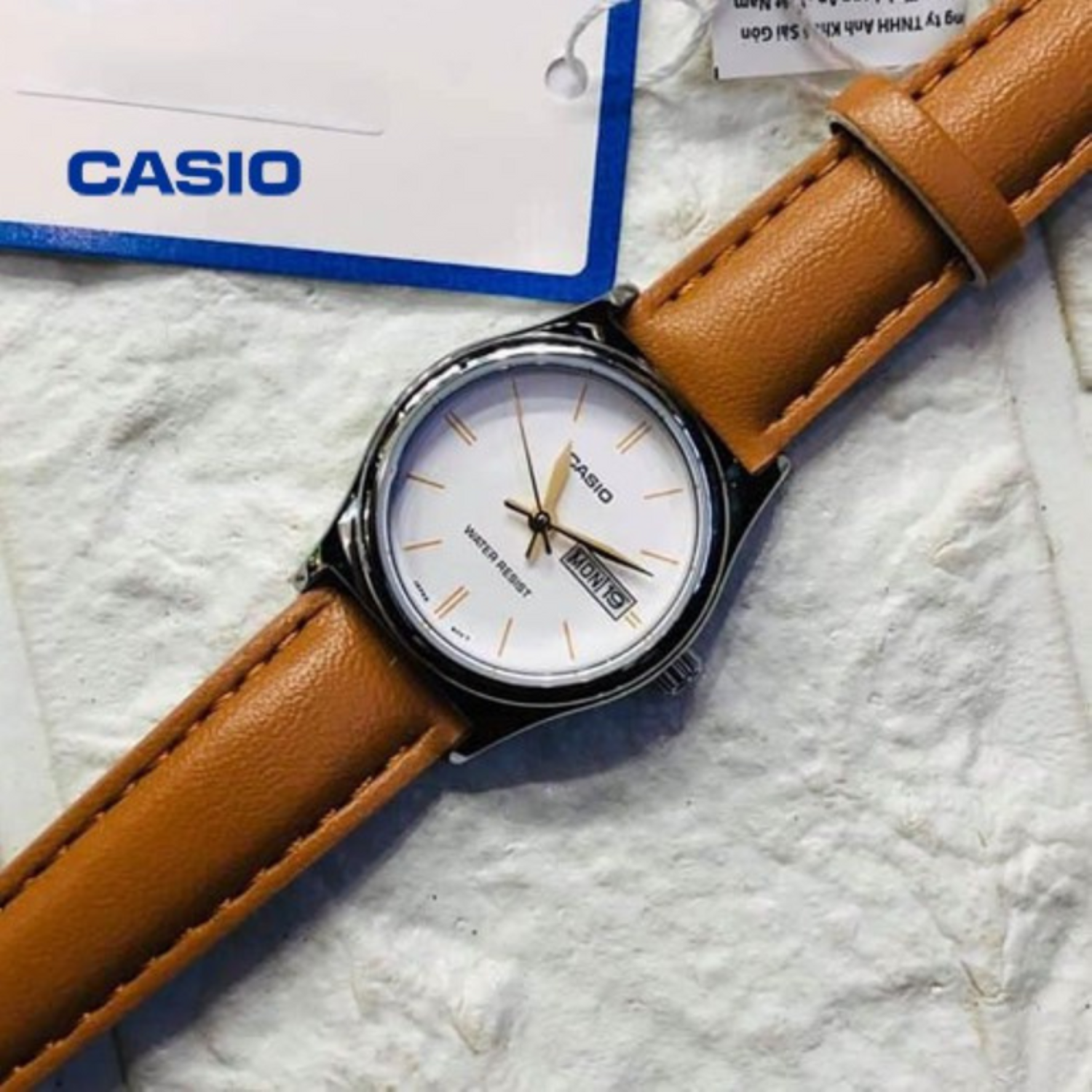 RELOJ LTP-V006L-7B2 MUJER ANALOGO CUERO - 3