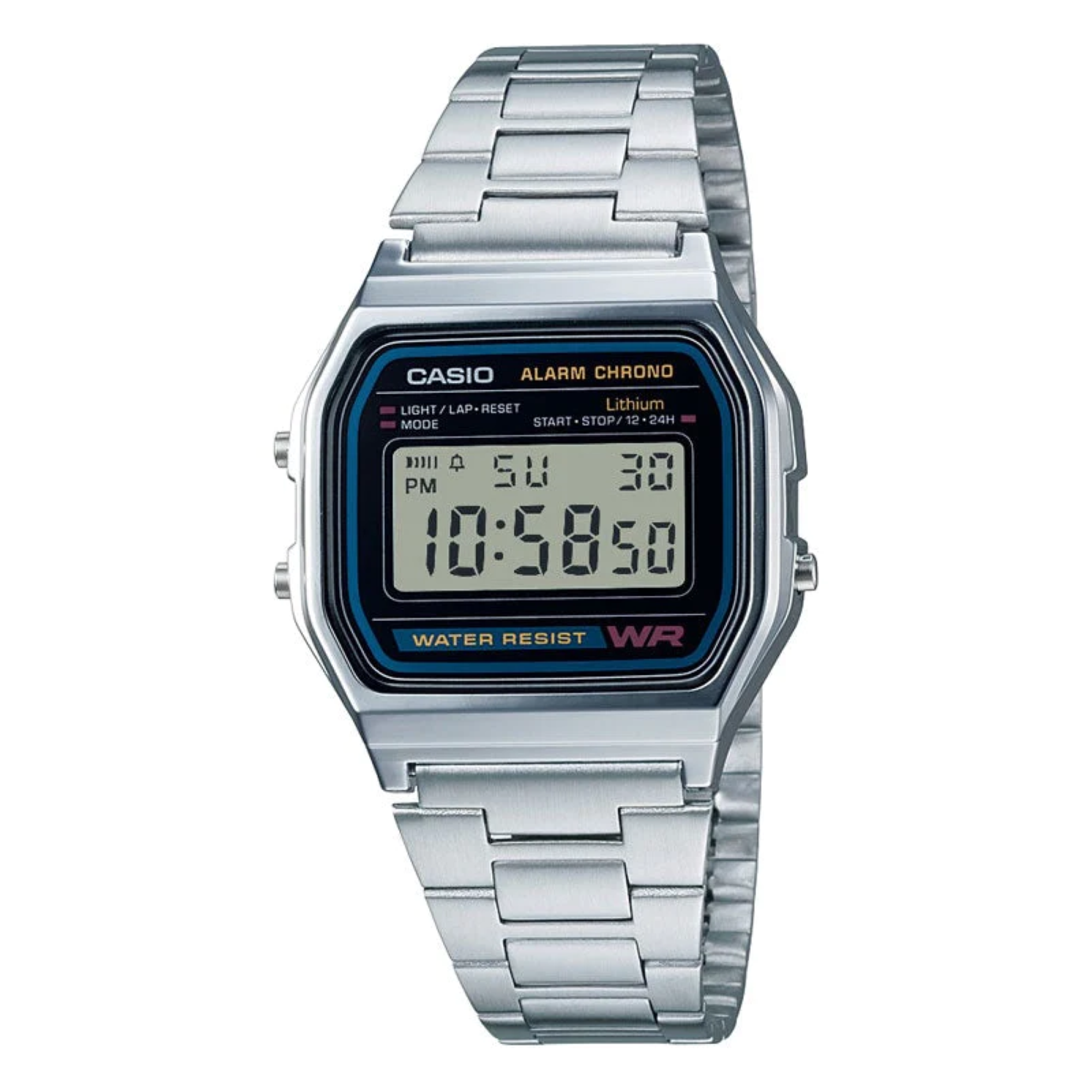RELOJ A158WA-1DF UNISEX DIGITAL METAL - 1