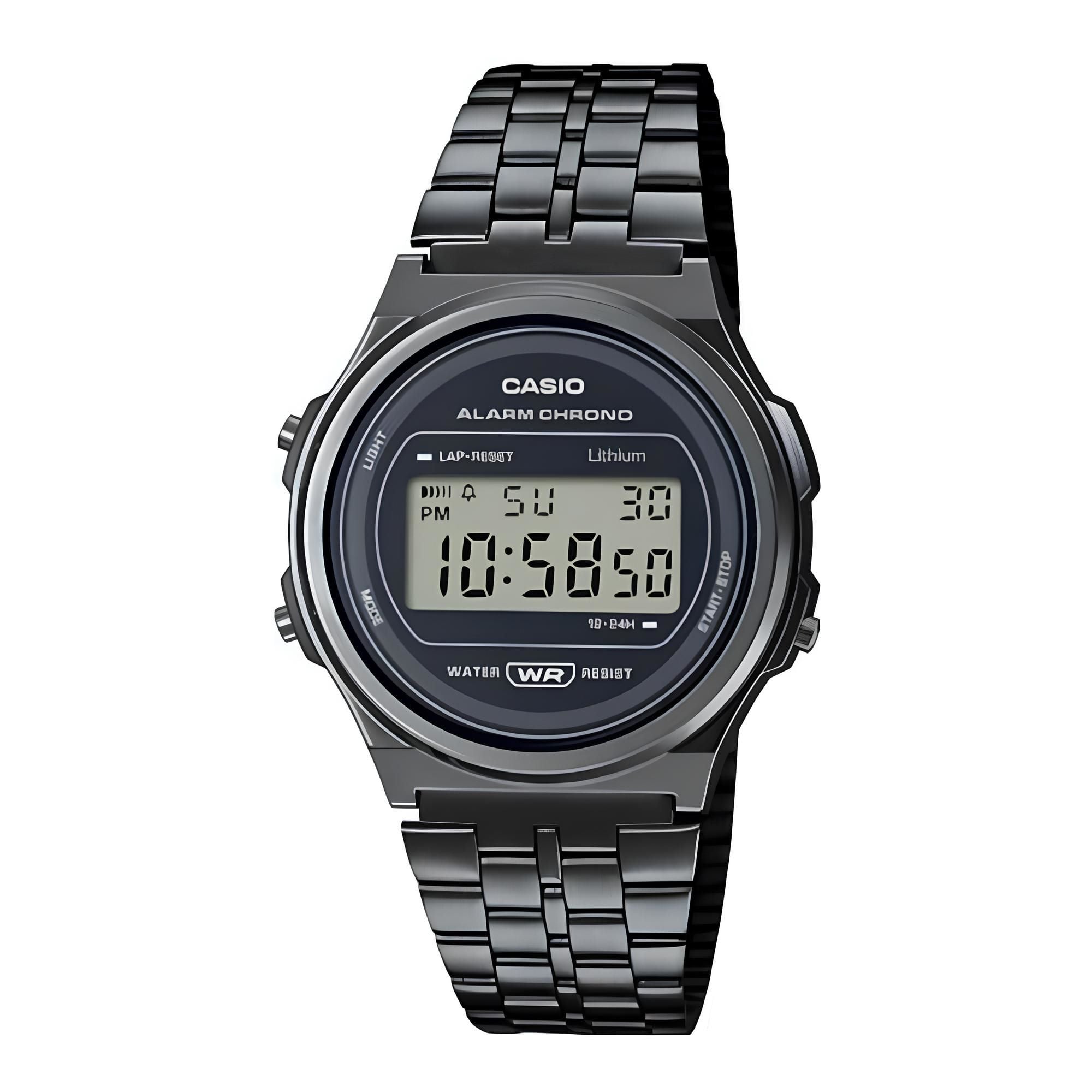 RELOJ A-171WEGG-1A VINTAGE DIGITAL METAL - 1