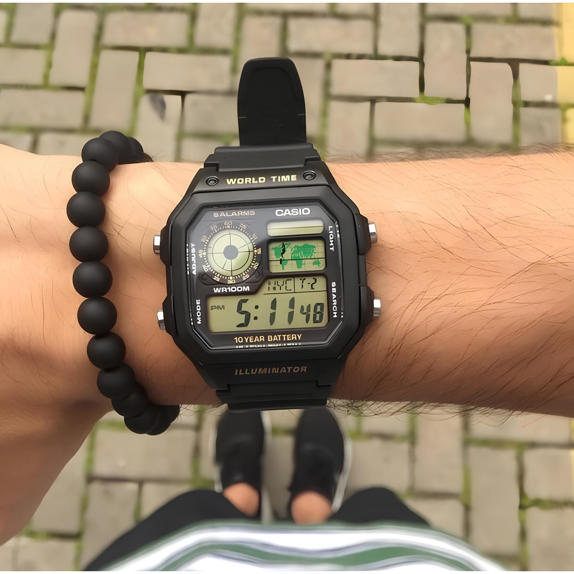 RELOJ AE-1200WH-1BV HOMBRE DIGITAL RESINA - 3